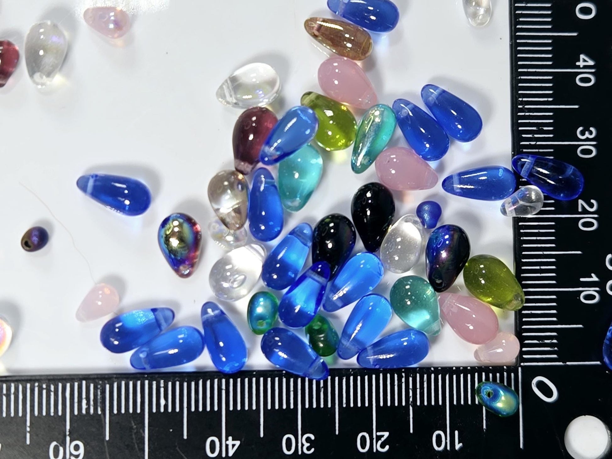 Czech Glass Drop Beads: Jewelry Making Assortment