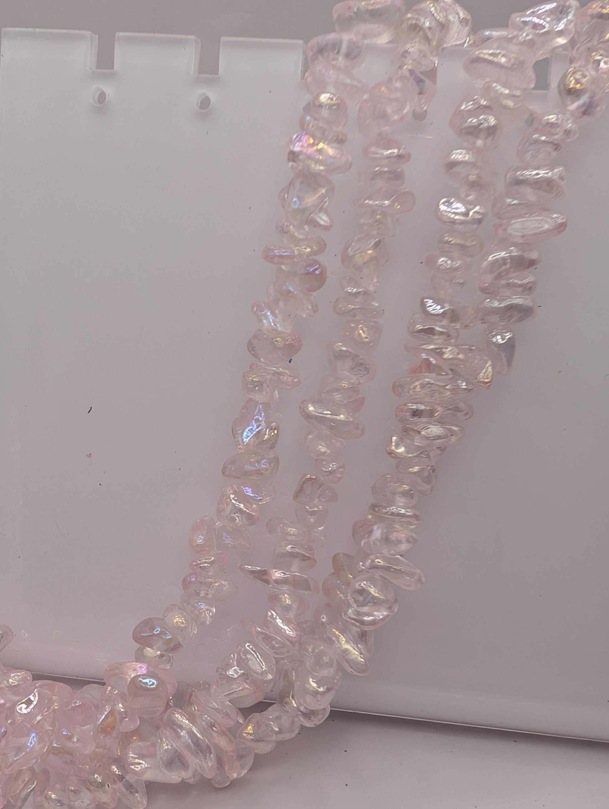 36" Strands Glass Fire Polished Chip Beads For Jewelry Making and Crafts