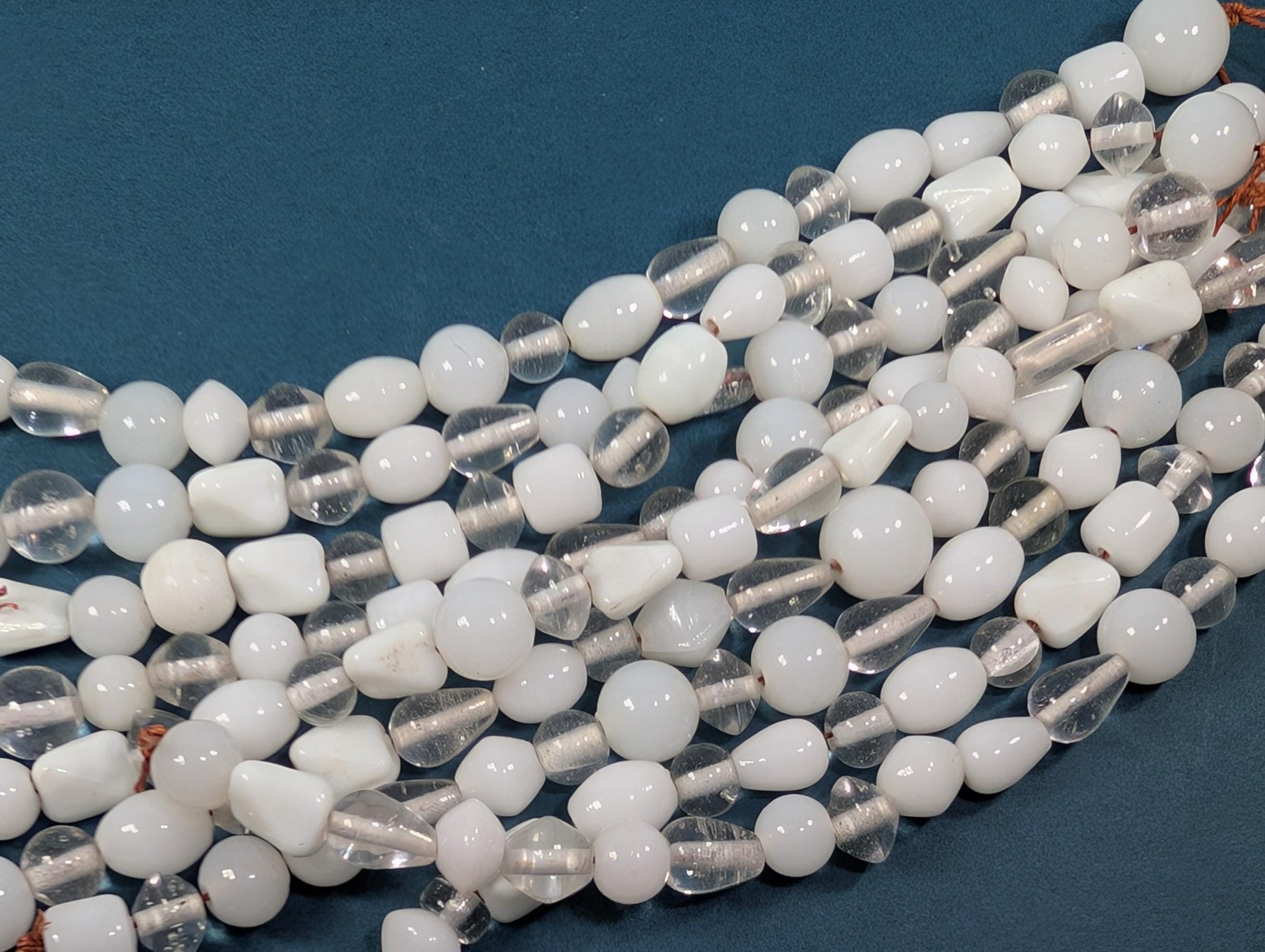 Glass Beads for Jewelry: Handmade Black & White Lampwork - Artisan Craft