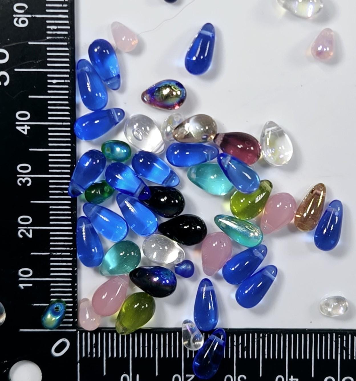Czech Glass Drop Beads: Jewelry Making Assortment