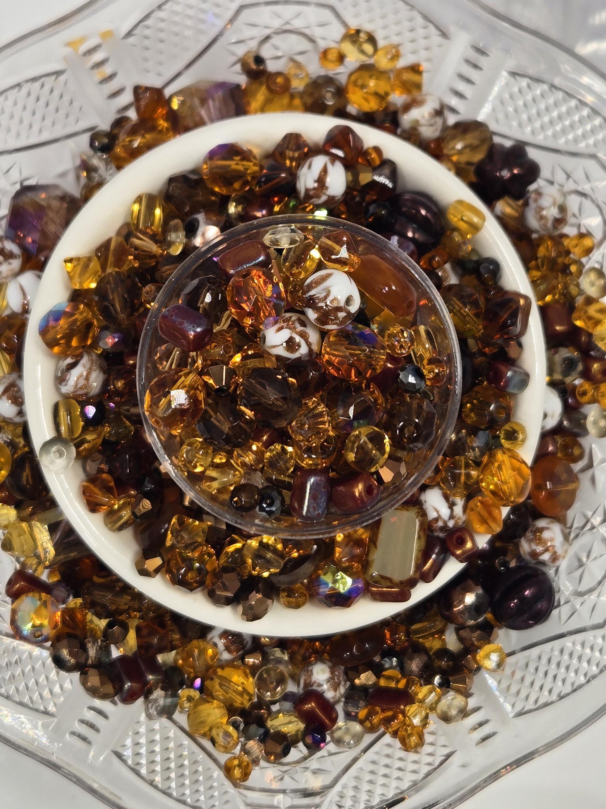 Learise Exclusive "Toffee Crunch" Glass Bead Soup Mix (56g Pkg)