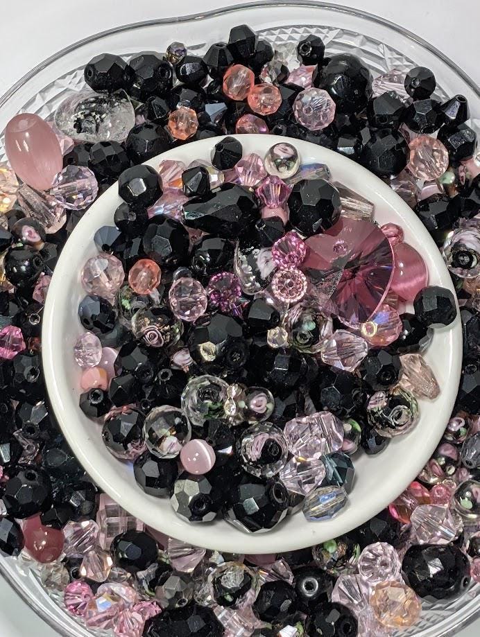 Learise Exclusive "Thorny Roses" Glass Bead Soup Mix (30g Pkg)