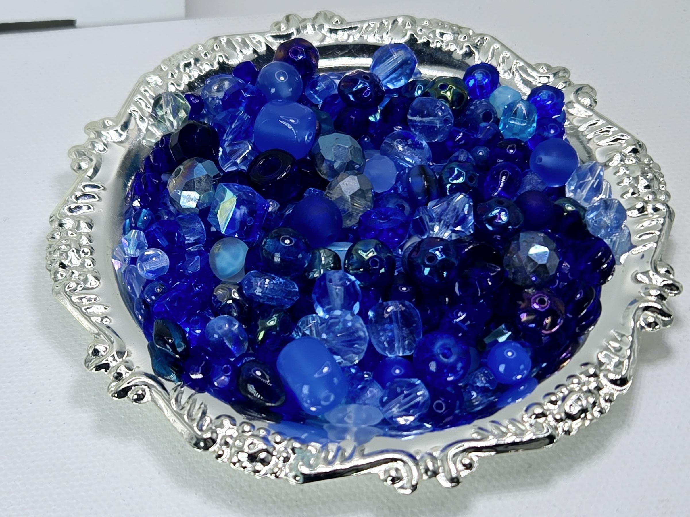 Learise Exclusive "Berry Blue" Glass Bead Soup Mix (30g Pkg)