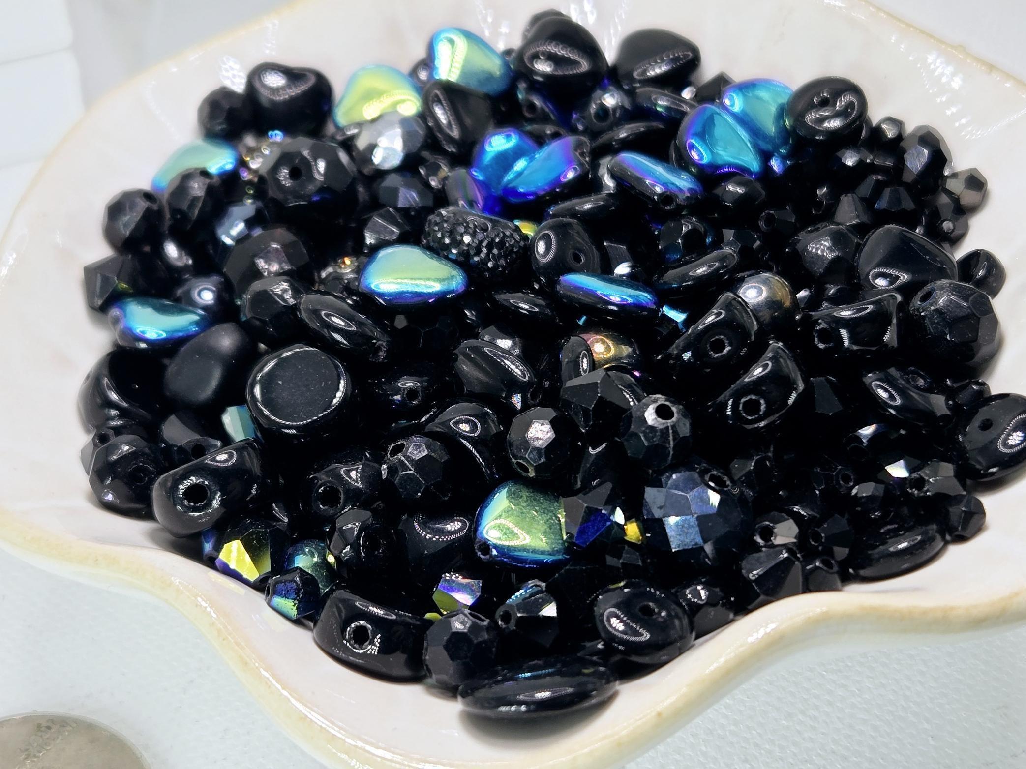 Learise Exclusive "Little Black Dress" Glass Bead Soup Mix (30g Pkg)