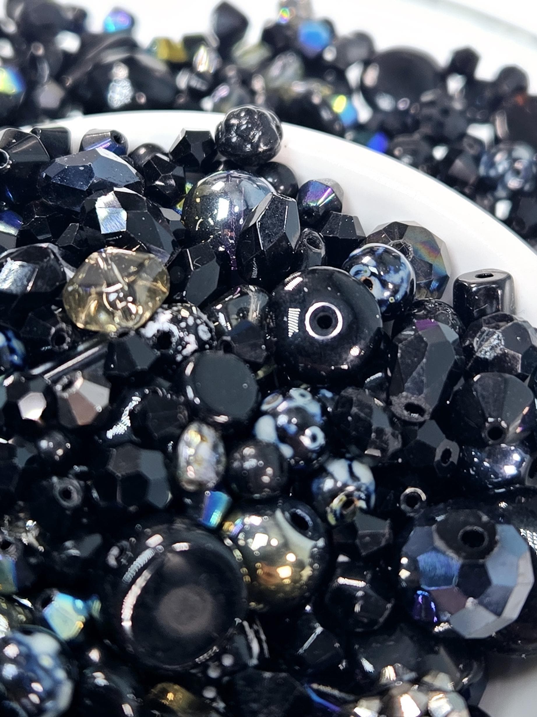 Learise Exclusive "Little Black Dress" Glass Bead Soup Mix (30g Pkg)