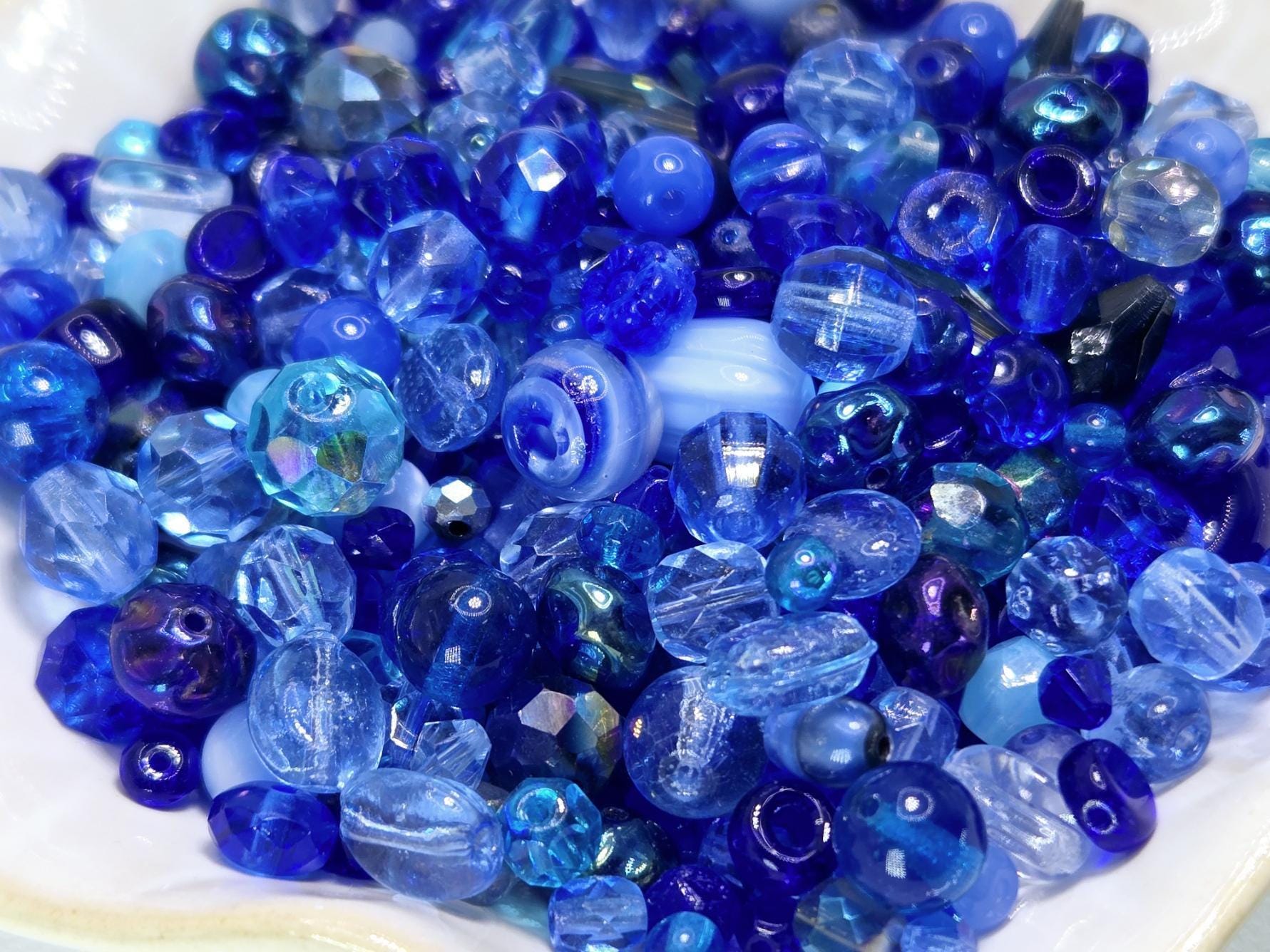 Learise Exclusive "Berry Blue" Glass Bead Soup Mix (30g Pkg)