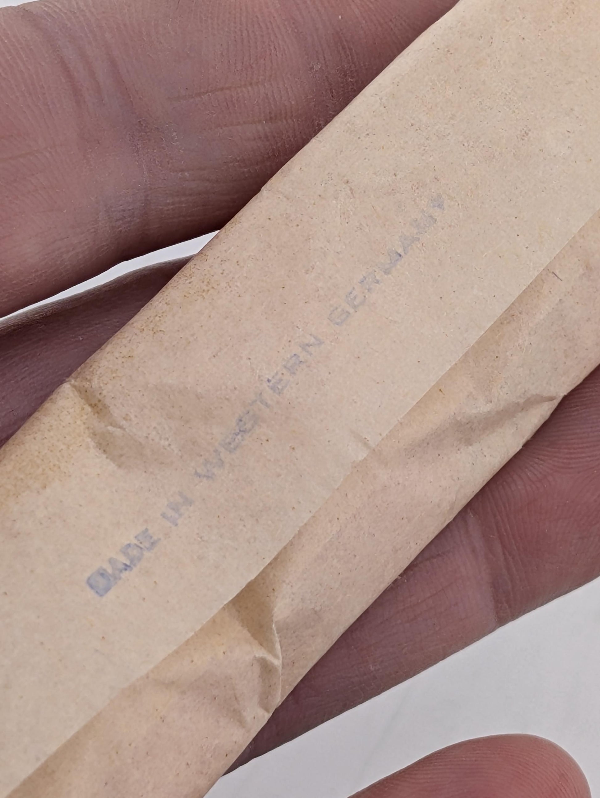 Vintage Red Glass Buttons, Faceted (27mm, Set of 4, 1949 Germany)