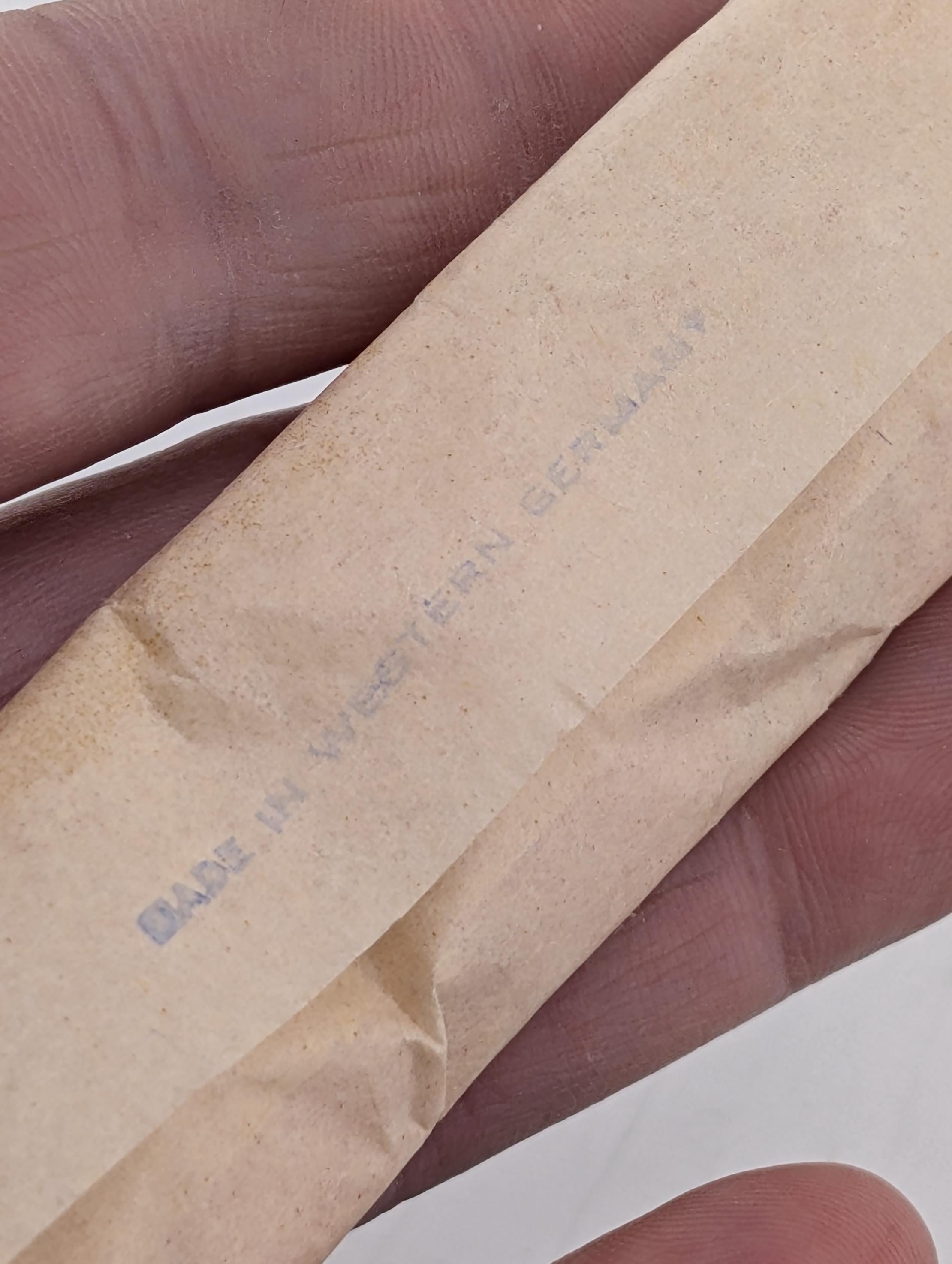 Vintage Red Glass Buttons, Faceted (27mm, Set of 4, 1949 Germany)