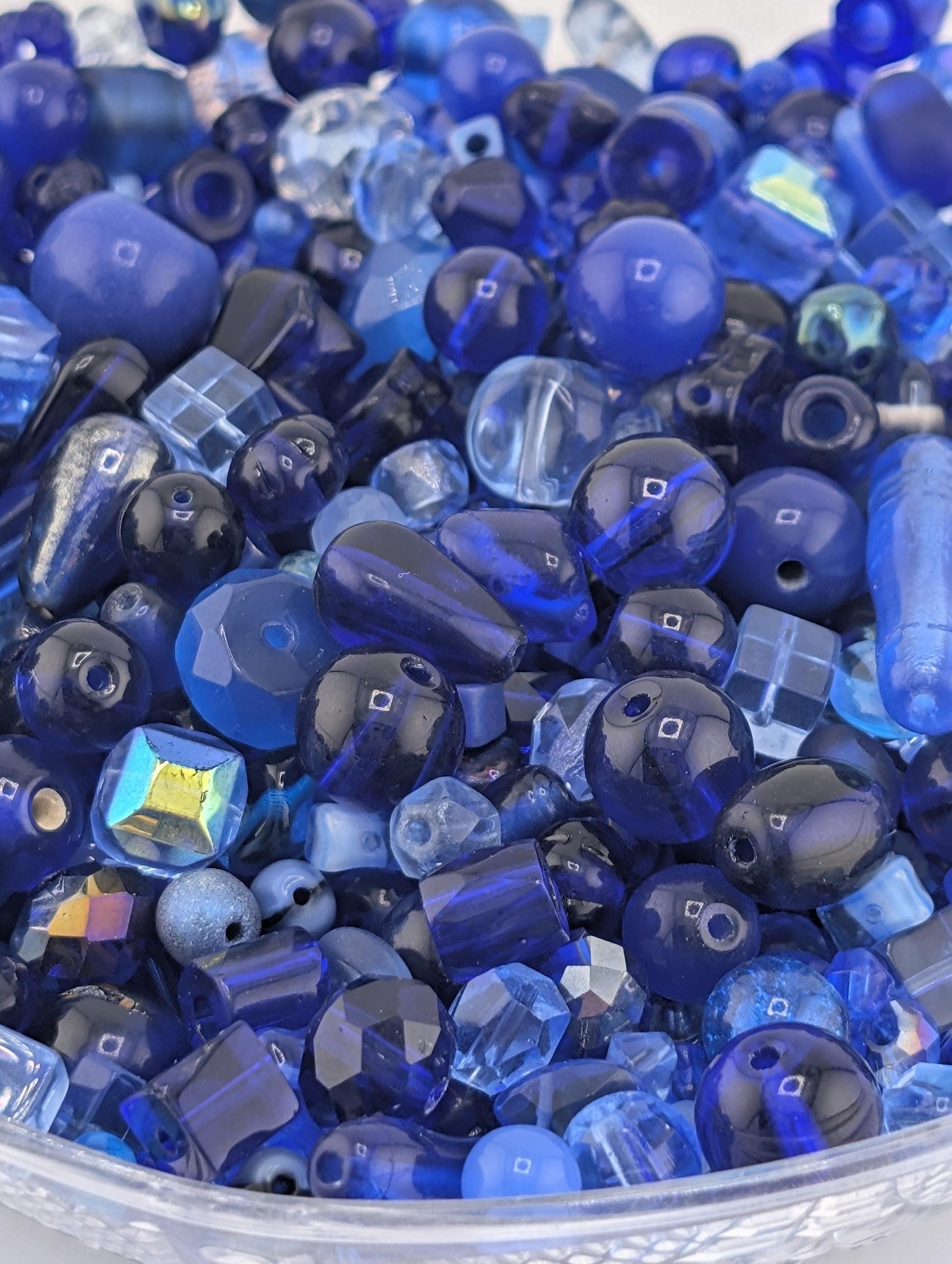 Learise Exclusive "Berry Blue" Glass Bead Soup Mix (30g Pkg)