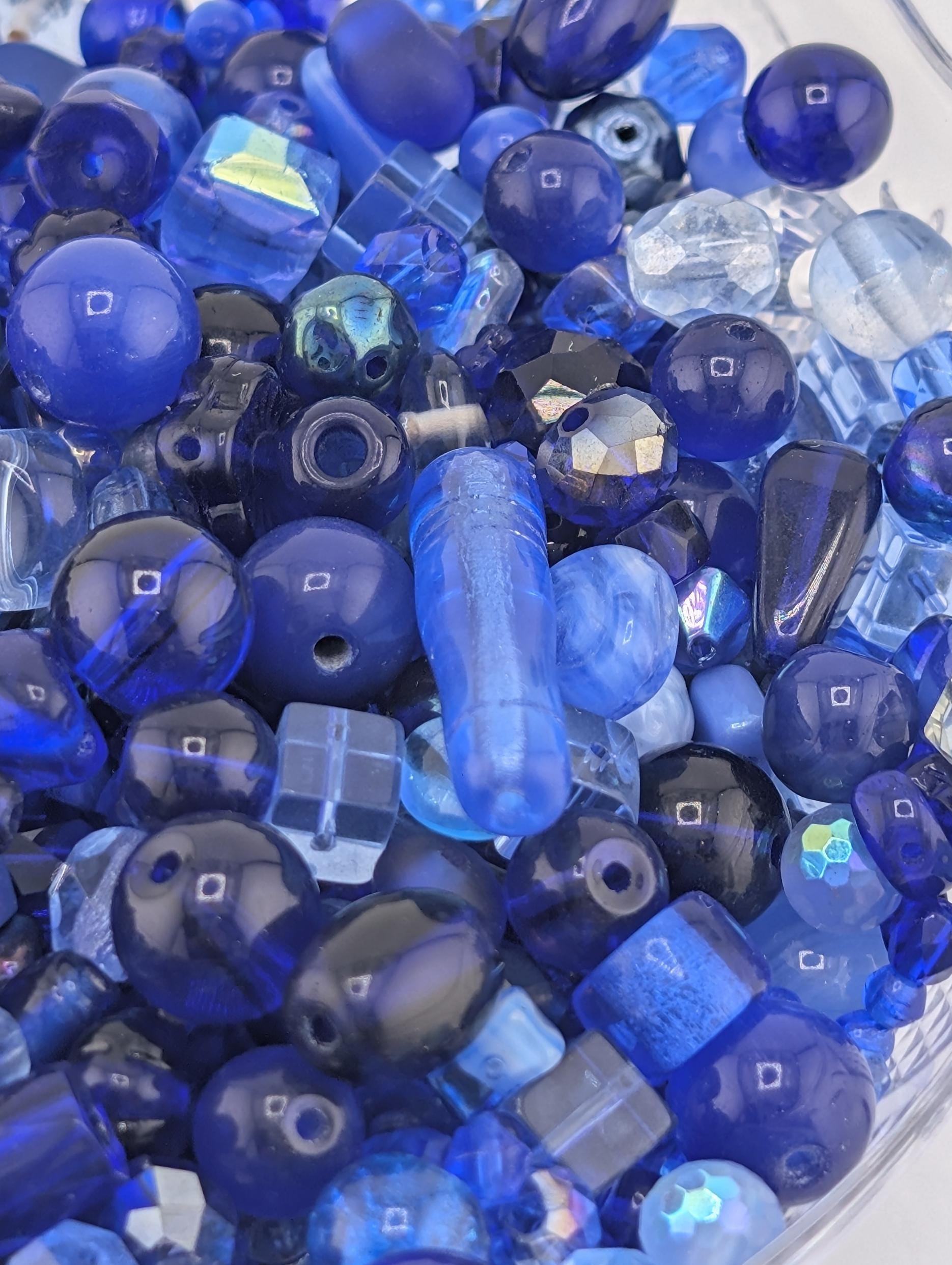 Learise Exclusive "Berry Blue" Glass Bead Soup Mix (30g Pkg)