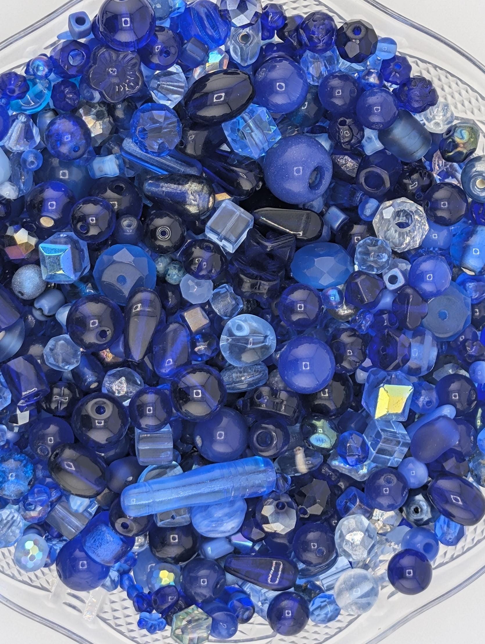 Learise Exclusive "Berry Blue" Glass Bead Soup Mix (30g Pkg)