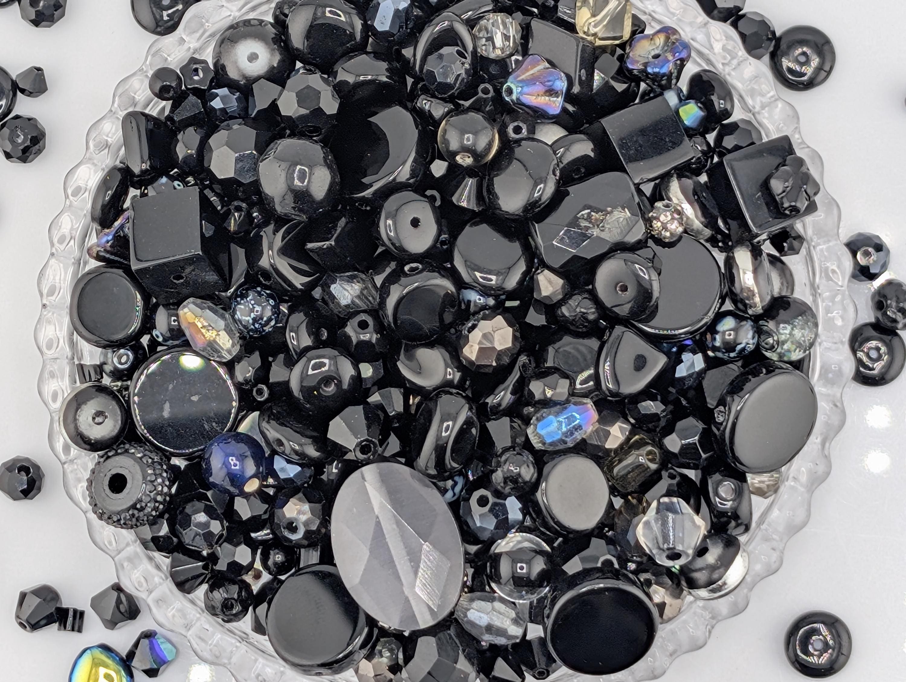 Learise Exclusive "Little Black Dress" Glass Bead Soup Mix (30g Pkg)