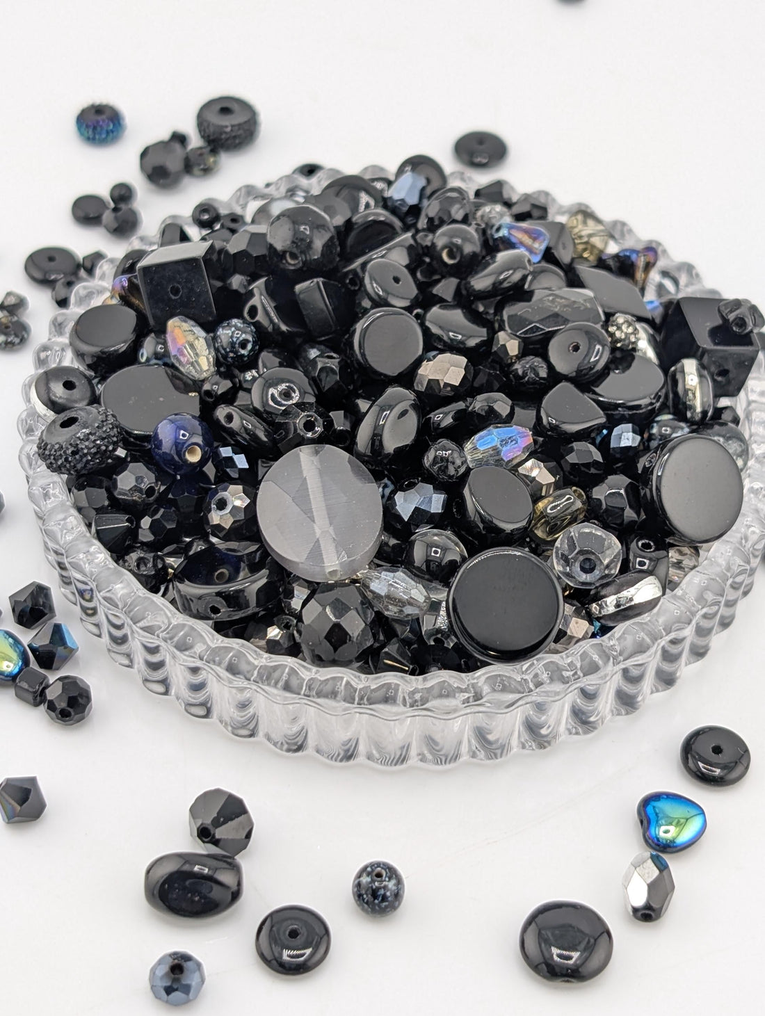 Learise Exclusive "Little Black Dress" Glass Bead Soup Mix (30g Pkg)