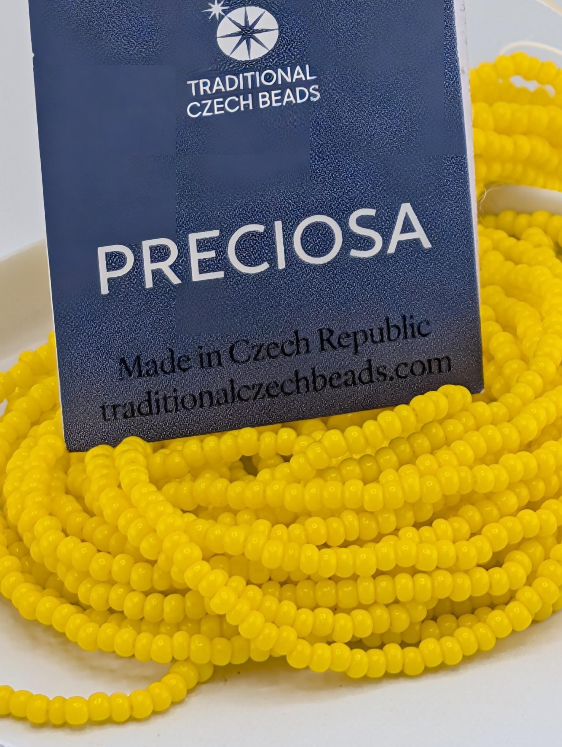 Preciosa-Ornela Purple Seed Beads, Size 11 (Six-String Hank)