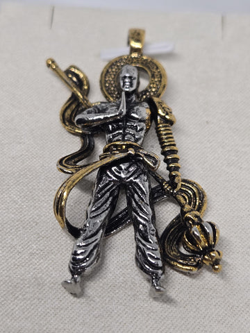 Anime Charm Pendant: Silver Plated, Cosmic Magic - Lightweight Alloy