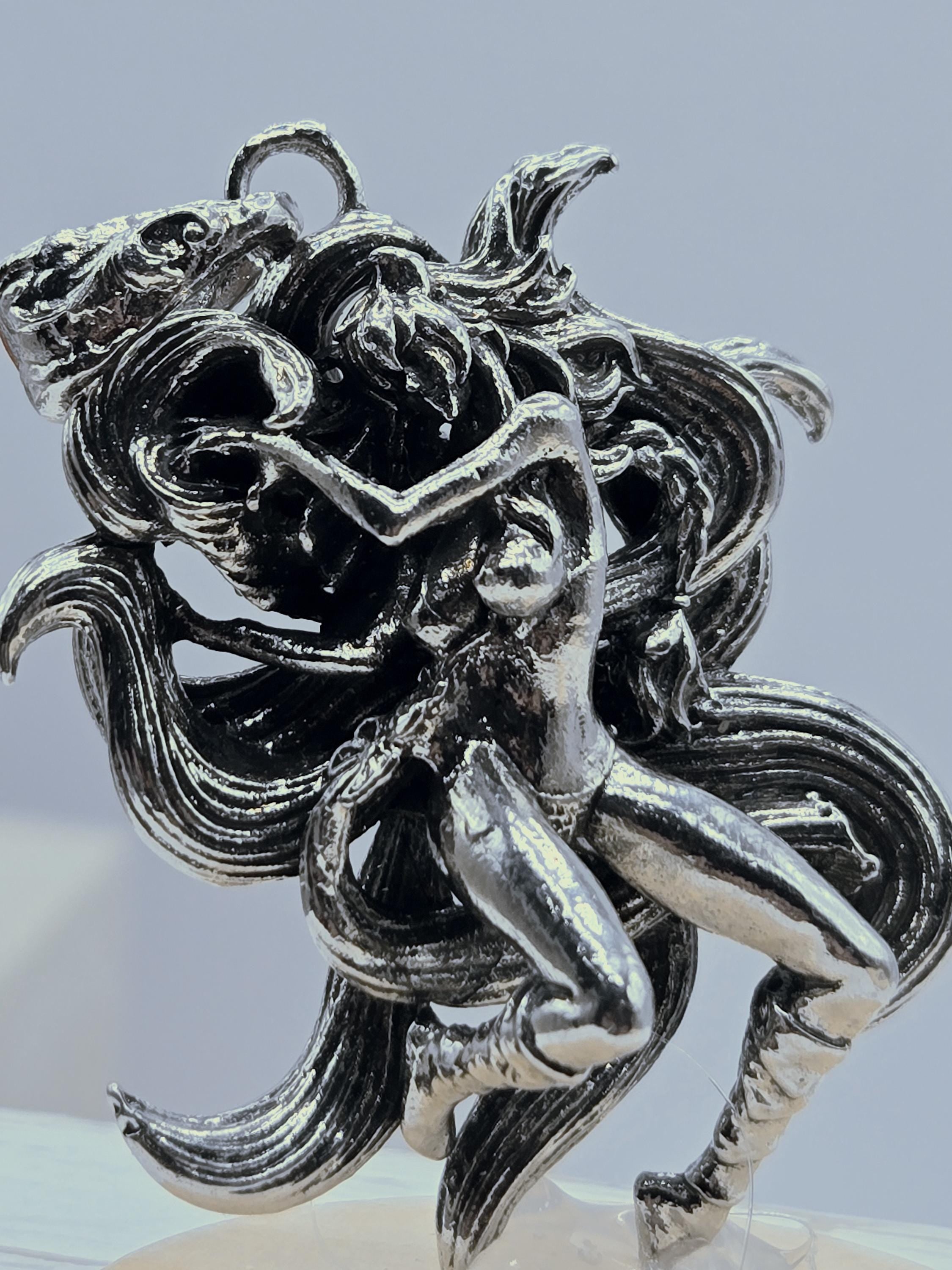 Angel Pendant: Gothic Fantasy Style (Silver Plated Charm)