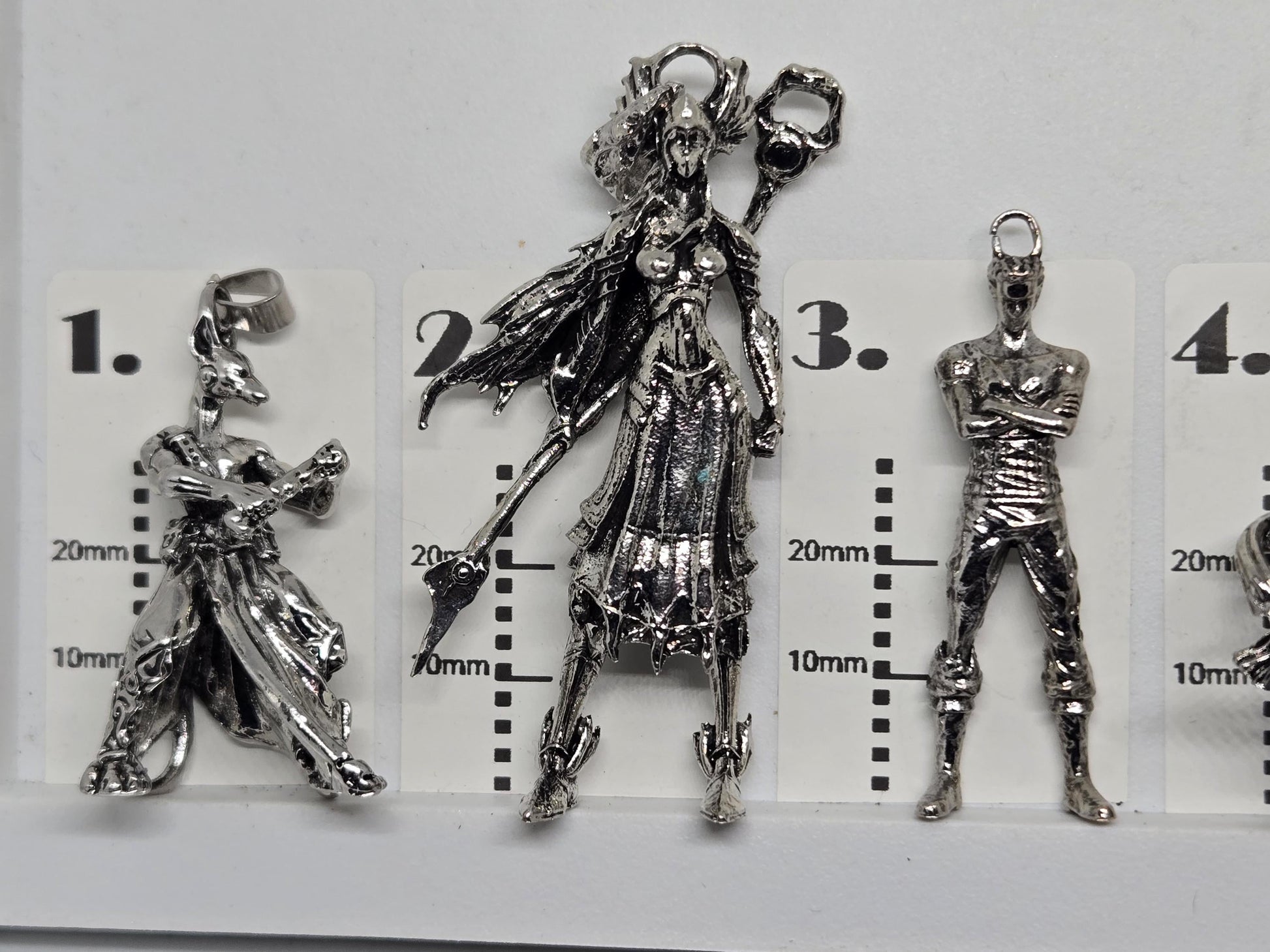 Anime Charm Pendant: Silver Plated Cosmic Fantasy - Unique Design