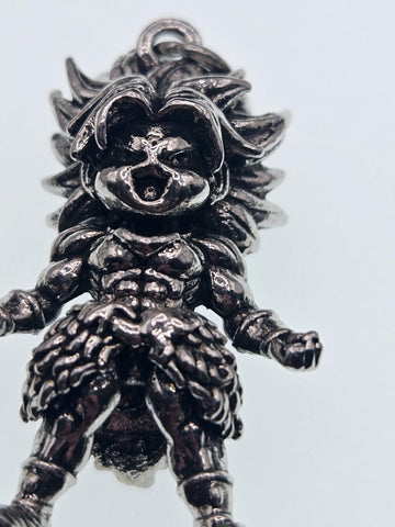 Fantasy Anime Pendant: Silver Alloy Charm for DIY Jewelry