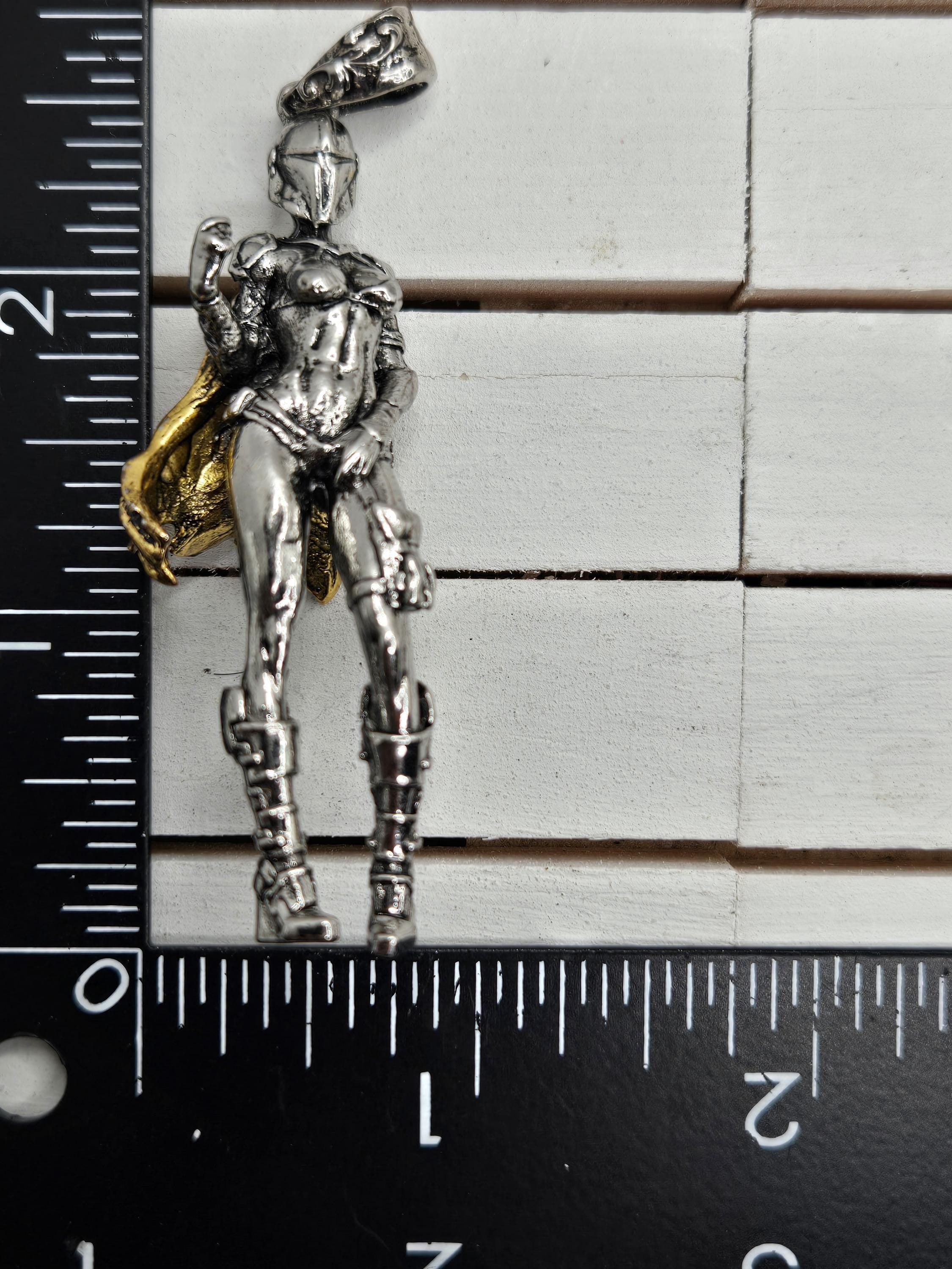 Dark Skull Pendant Charm - Sci-Fi Goth Jewelry Supply