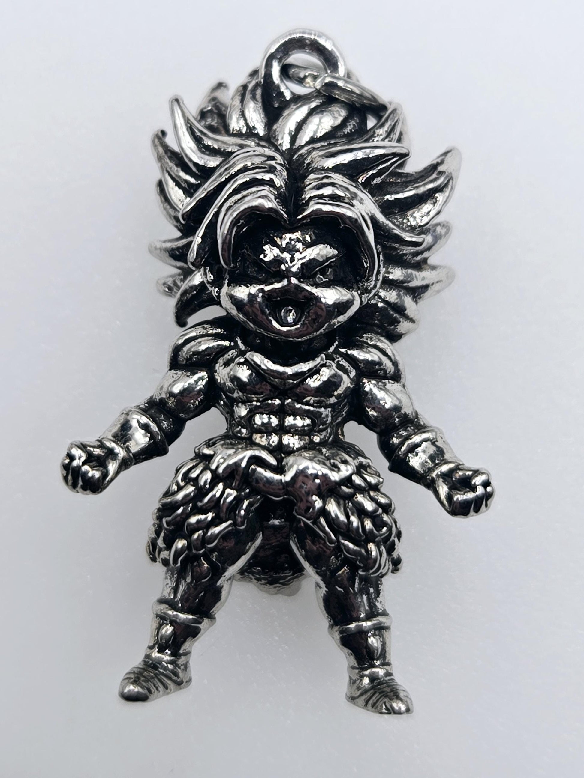 Fantasy Anime Pendant: Silver Alloy Charm for DIY Jewelry