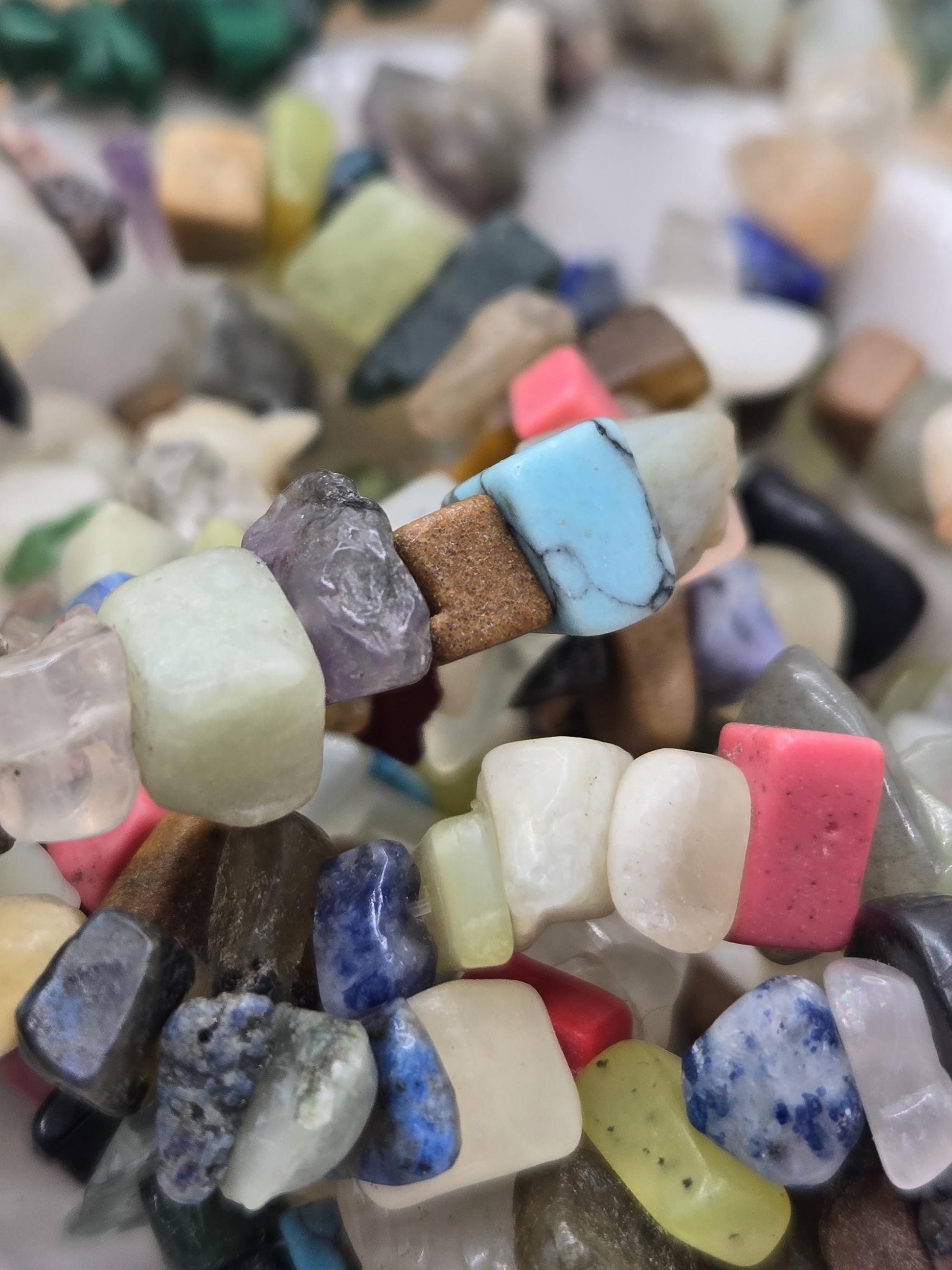 36" AAA Gemstone Chip Beads Strand | Sodalite, Tiger's Eye, Malachite, Peridot, Citrine, Amber | Bulk Jewelry Making Supplies