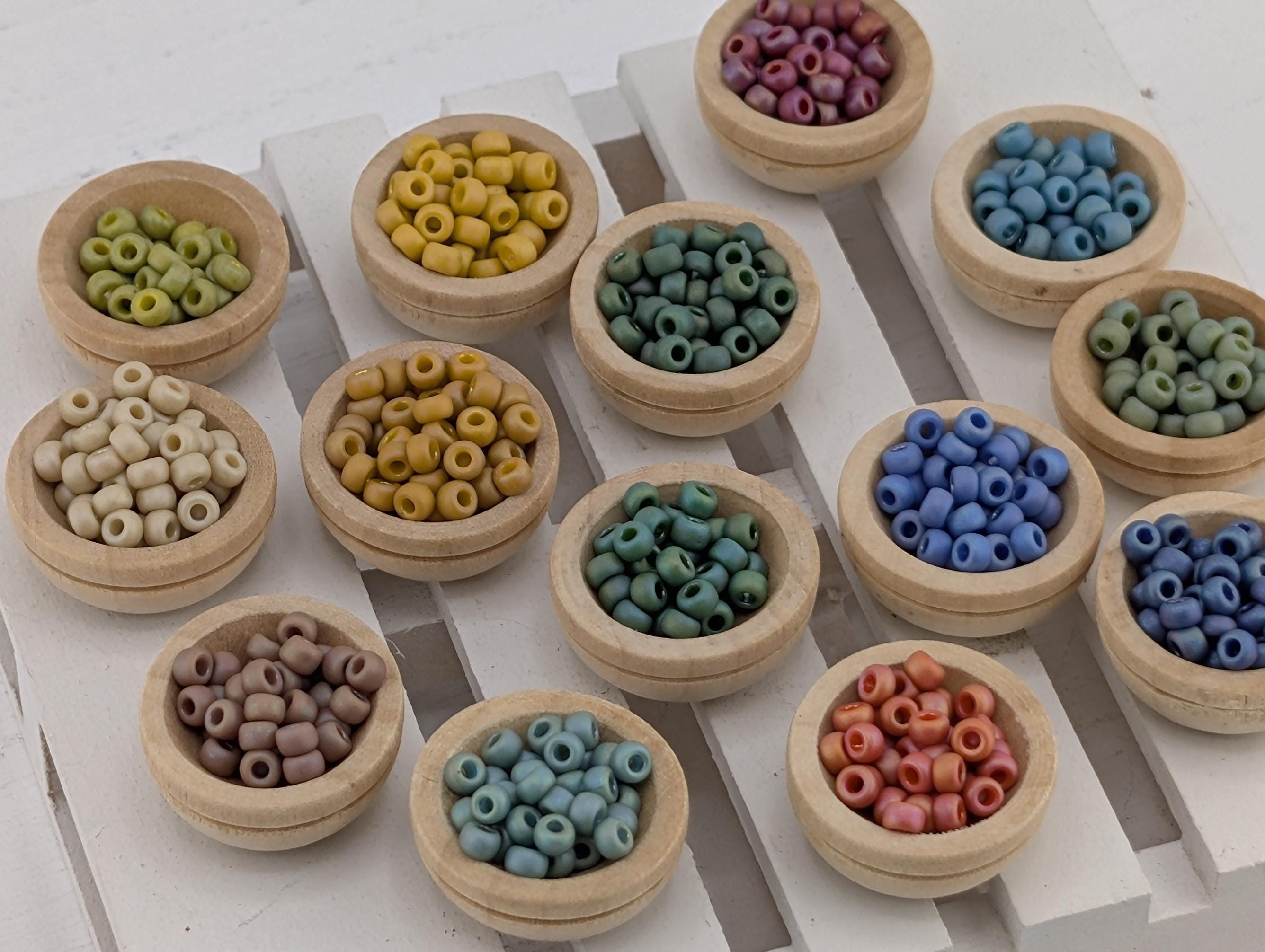 15 Miyuki Rocaille SIze 8 Opaque Matte Glazed (15g ea)