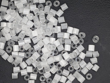 5050SB Translucent Silky Eggshell. 6/0 Cut-Off Matsuno Seed Beads (15g, ~180 pcs)