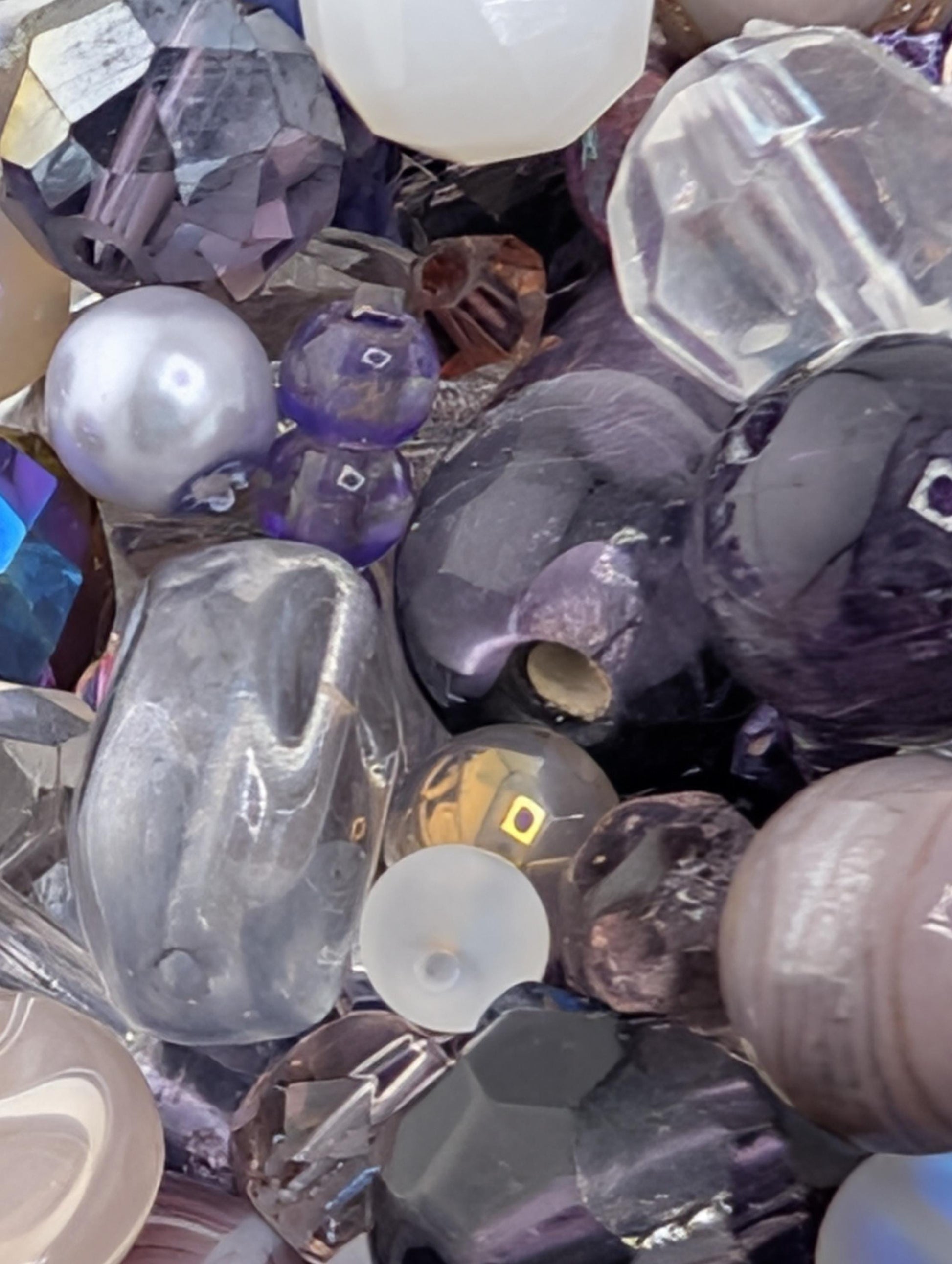 Exclusive "Plum Crazy" Bead Mix: Colorful DIY Jewelry Making Supplies (30g Pkg)