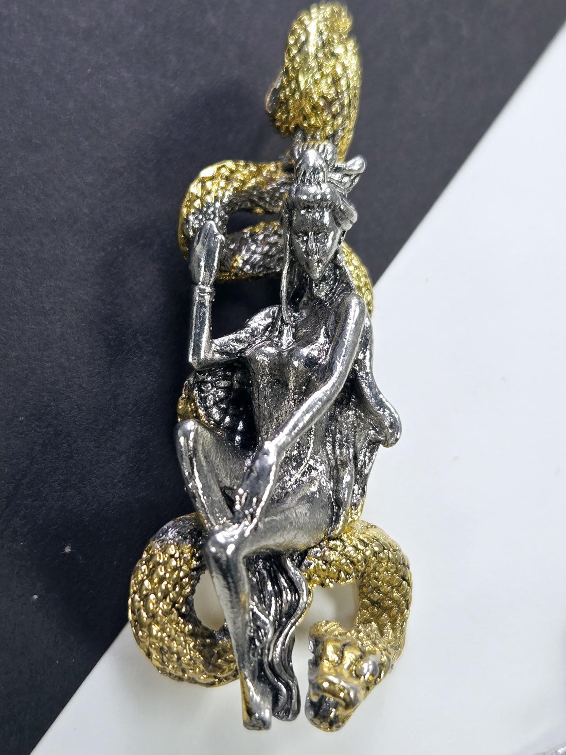 Silver Plated Anime Pendant - Fantasy Angel Wing Charm