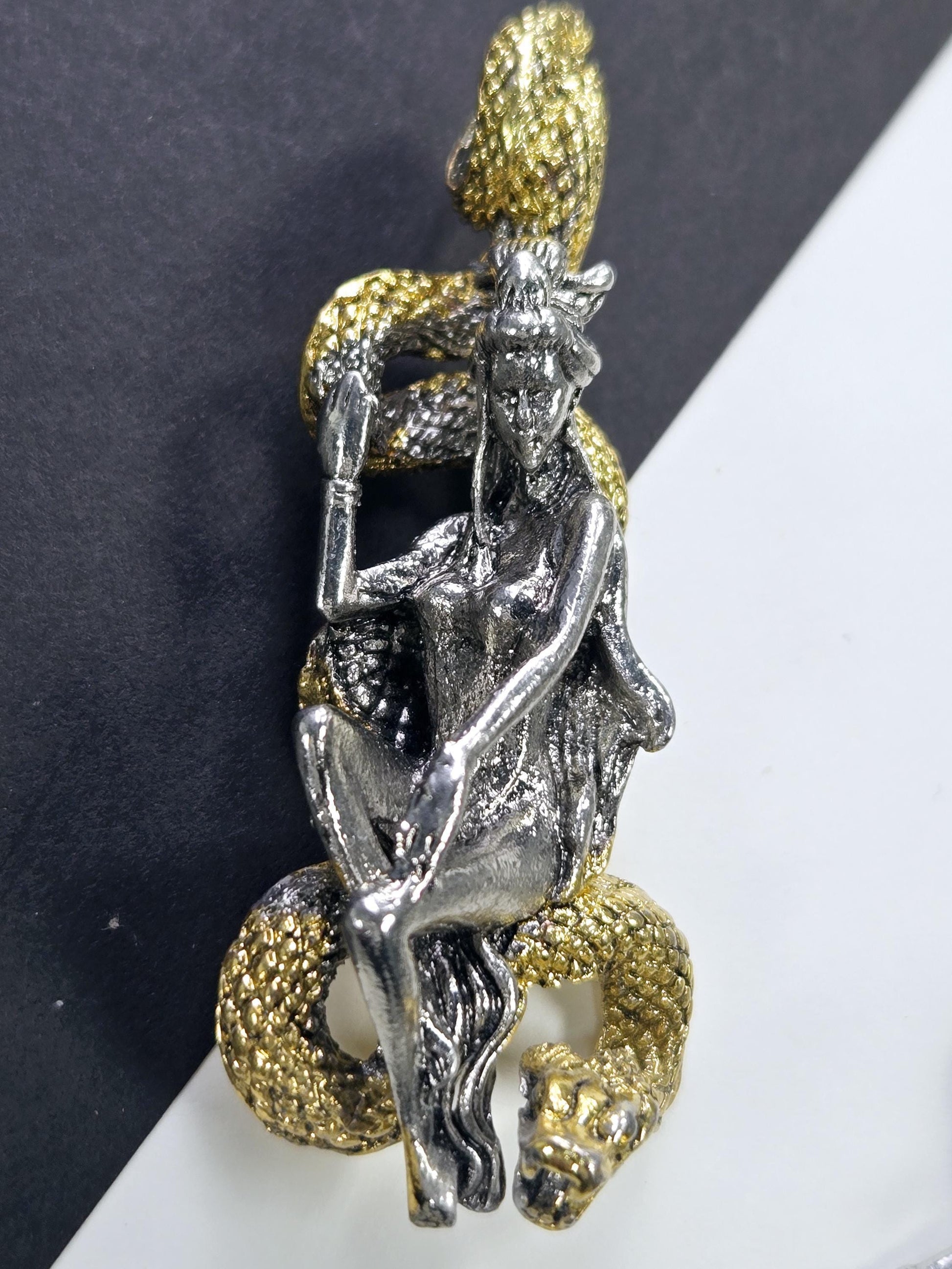 Silver Plated Anime Pendant - Fantasy Angel Wing Charm