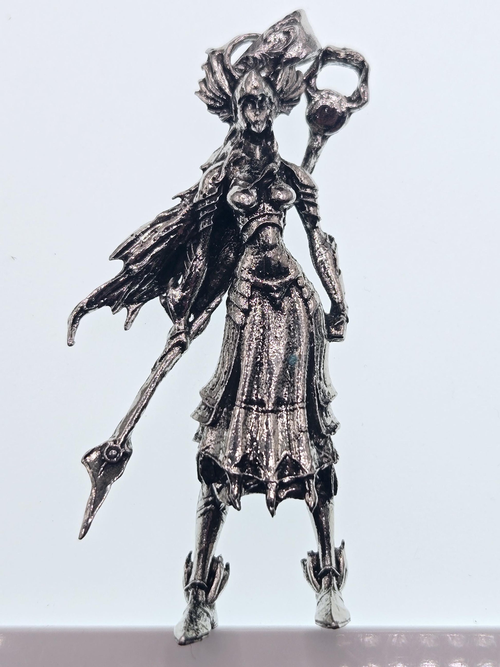 Anime Charm Pendant: Silver Plated Cosmic Fantasy - Unique Design