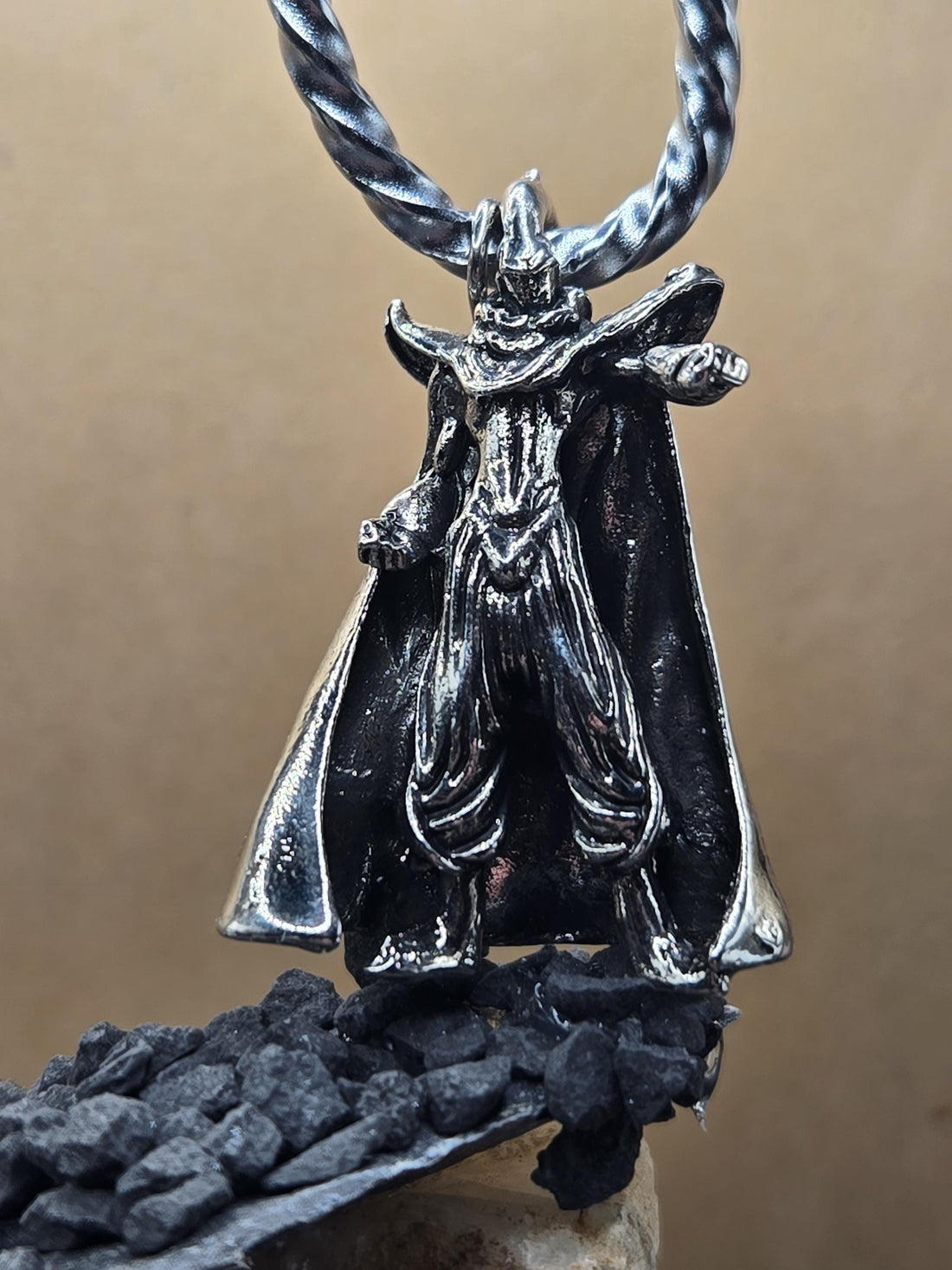 Anime Fantasy Pendant - Silver Plated Angel Charm