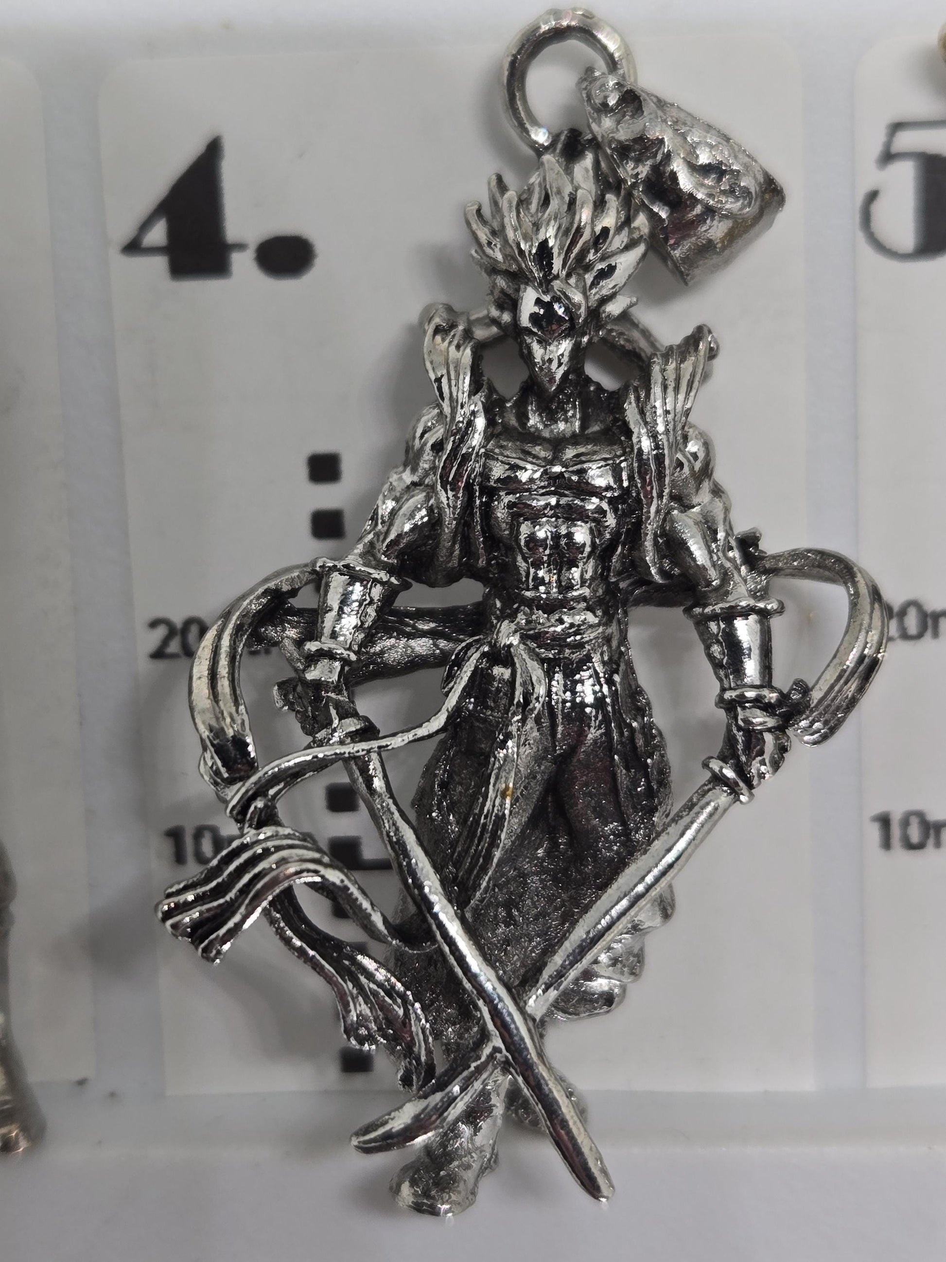 Anime Fantasy Pendant: Silver Plated Cosmic Charm