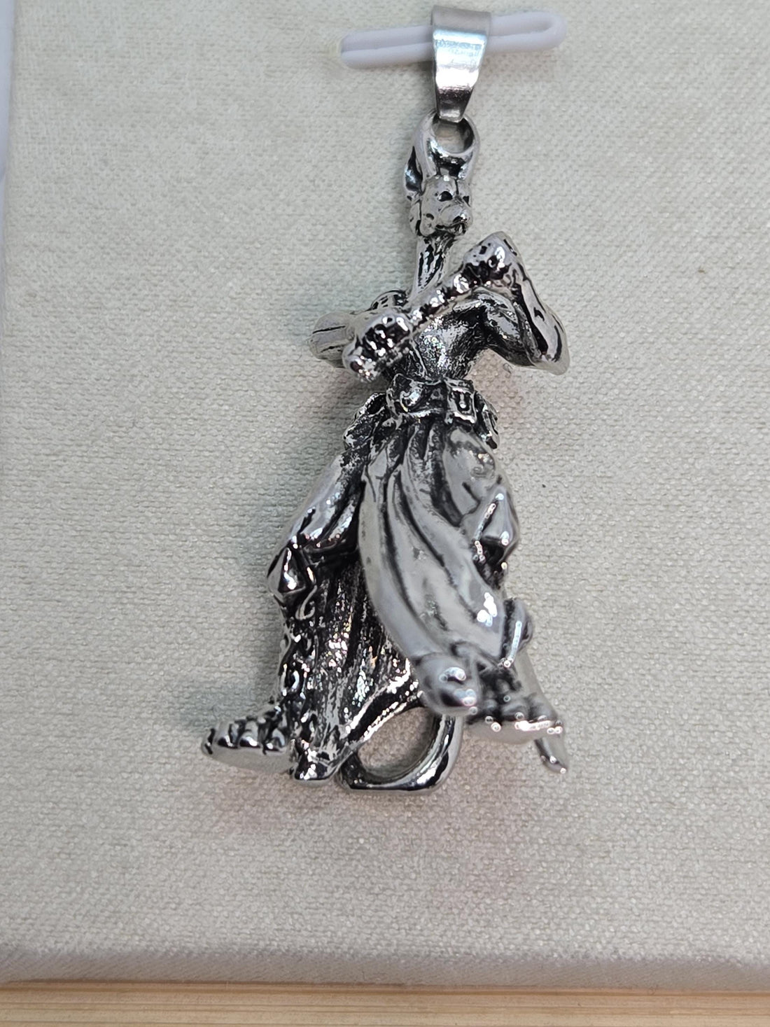 Anime Charm Pendant: Silver Plated Fantasy Design (No Chain Included)