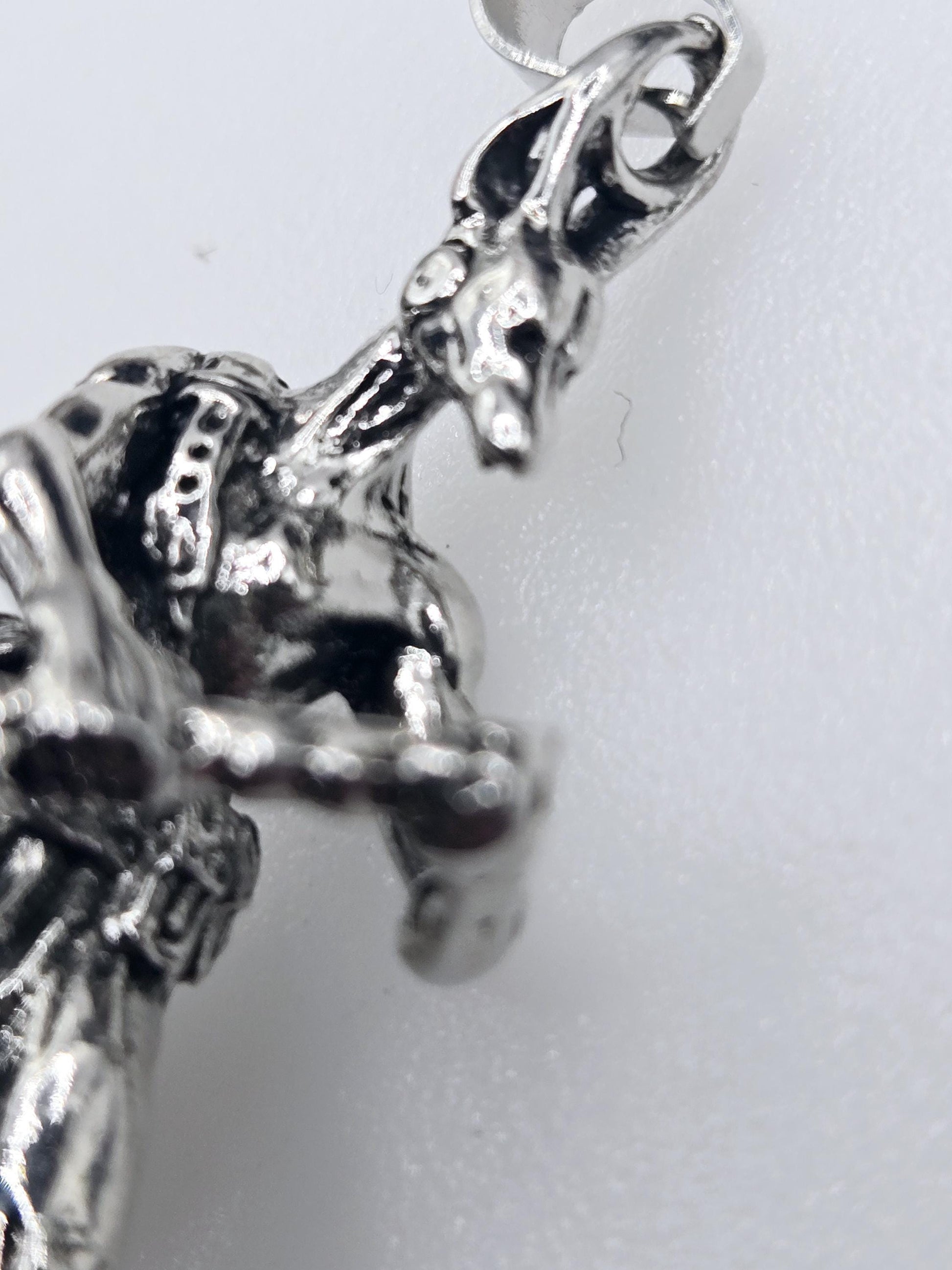 Anime Charm Pendant: Silver Plated Fantasy Design (No Chain Included)