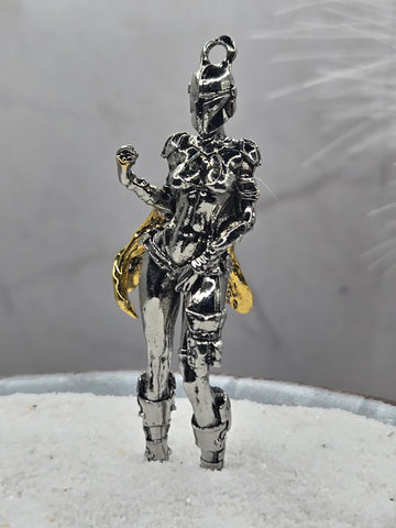 Dark Skull Pendant Charm - Sci-Fi Goth Jewelry Supply