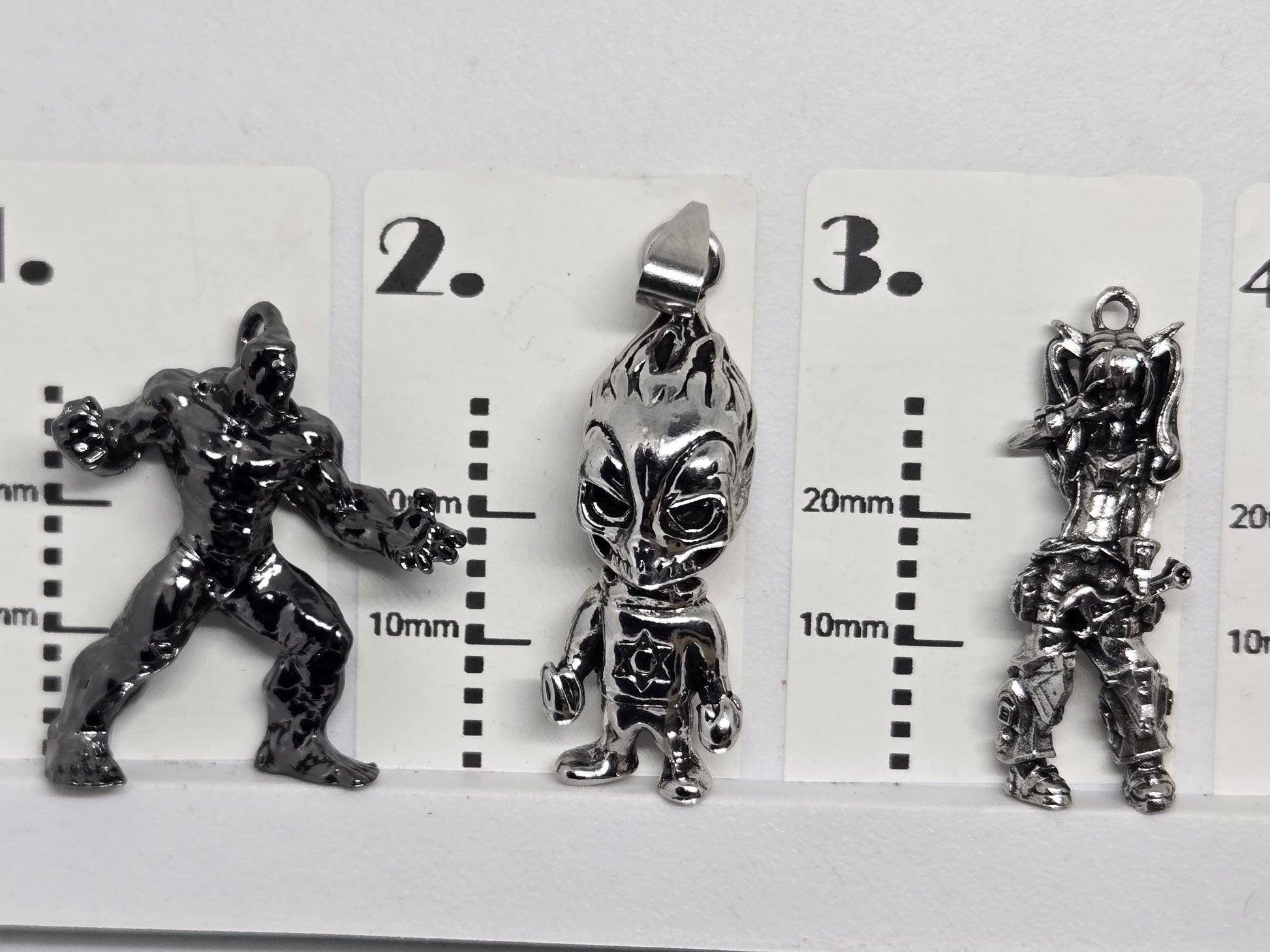 Grim Reaper Pendant Charm: Dark Goth Skull for DIY Jewelry