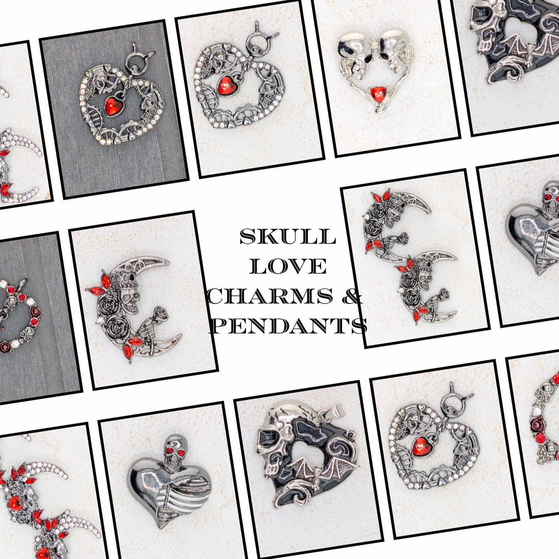 Skull Charms: DIY Jewelry Making, Keychain Accessories