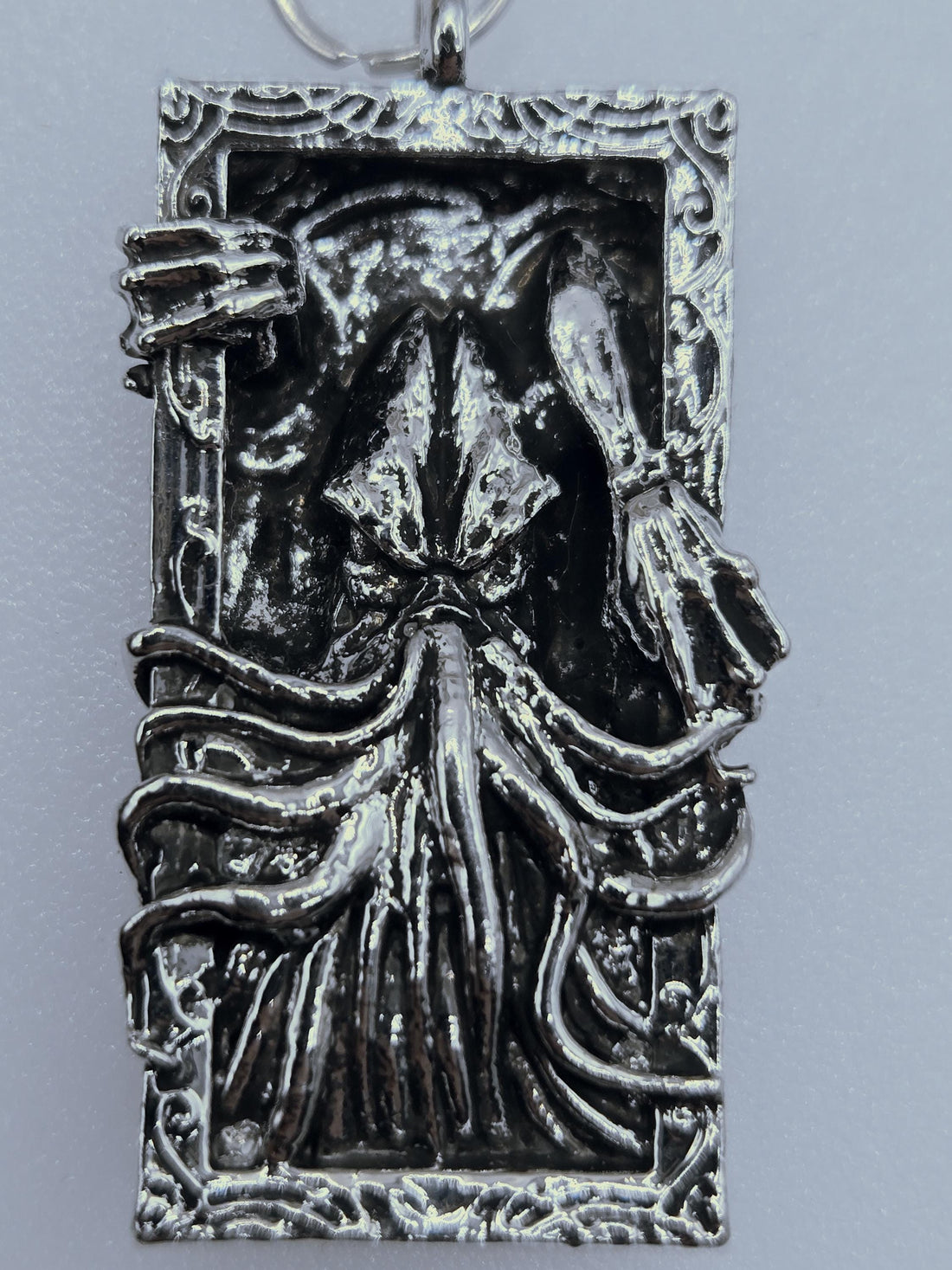 Fallen Angel Pendant: Silver Plated Gothic Style - Edgy Dark Jewelry