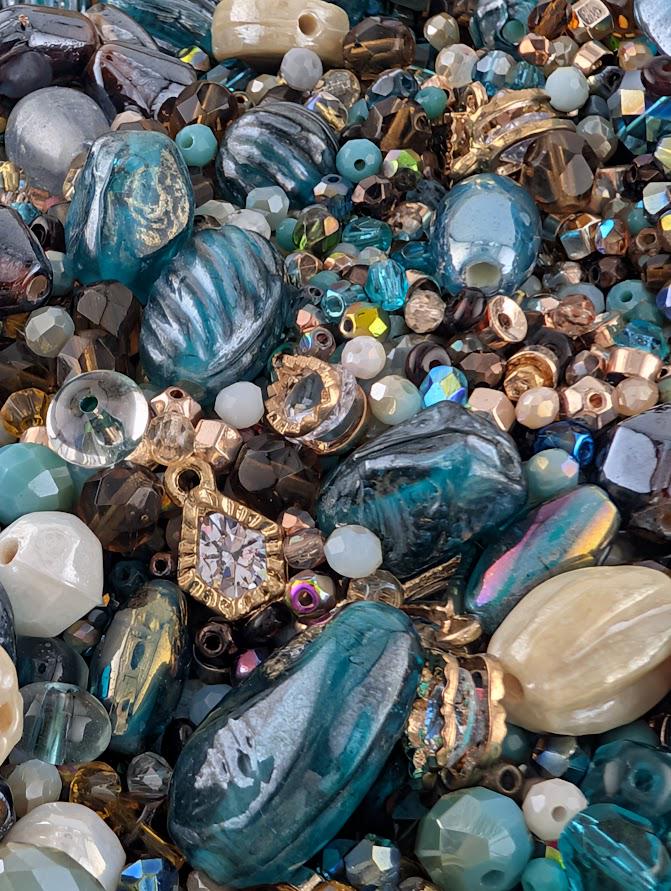 Learise Exclusive "Copper Canyon" Glass Bead Soup Mix (56g Pkg)