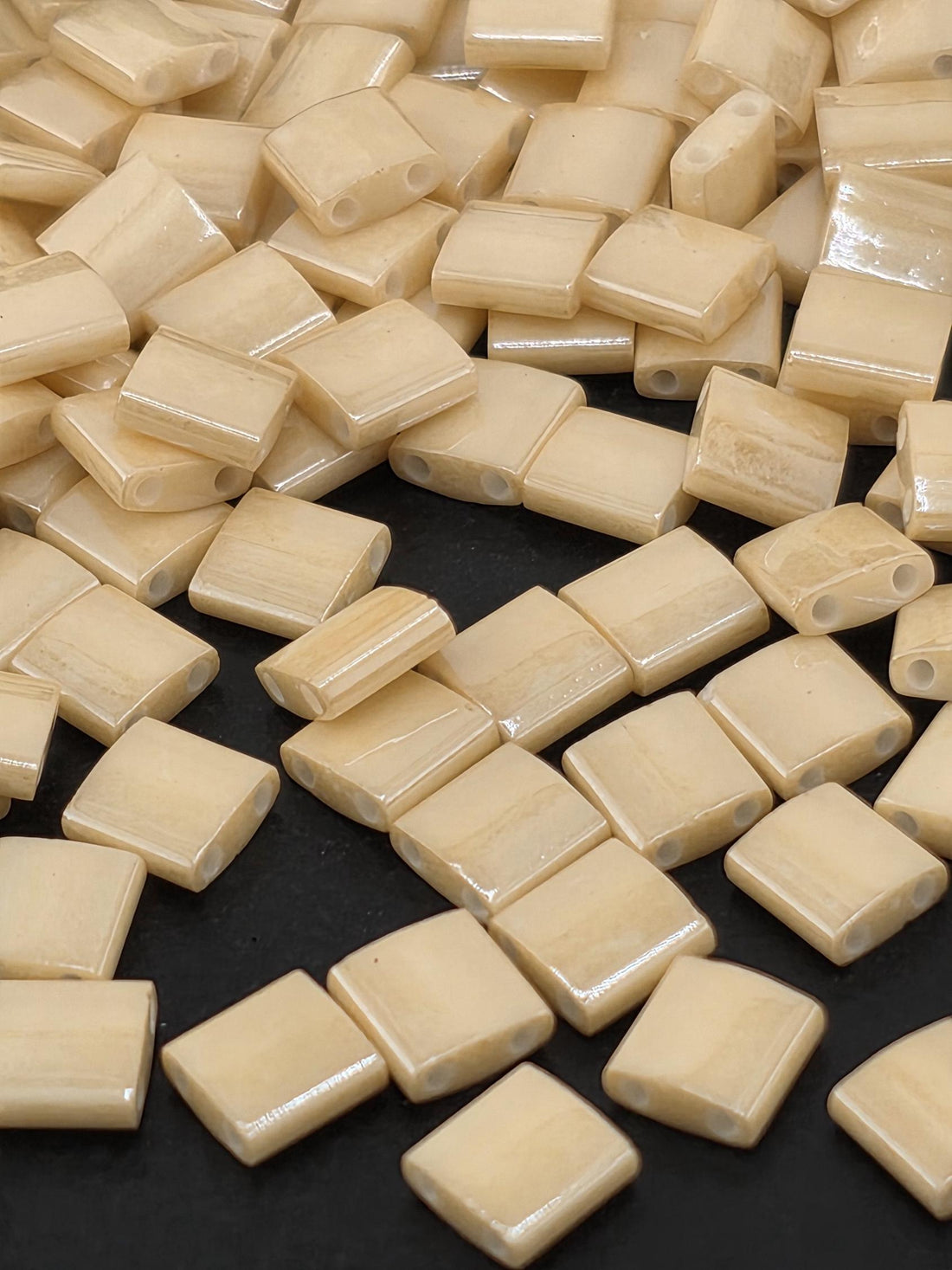 TL0593-Miyuki Tila Beads:Light Caramel C (7.5g pkg)