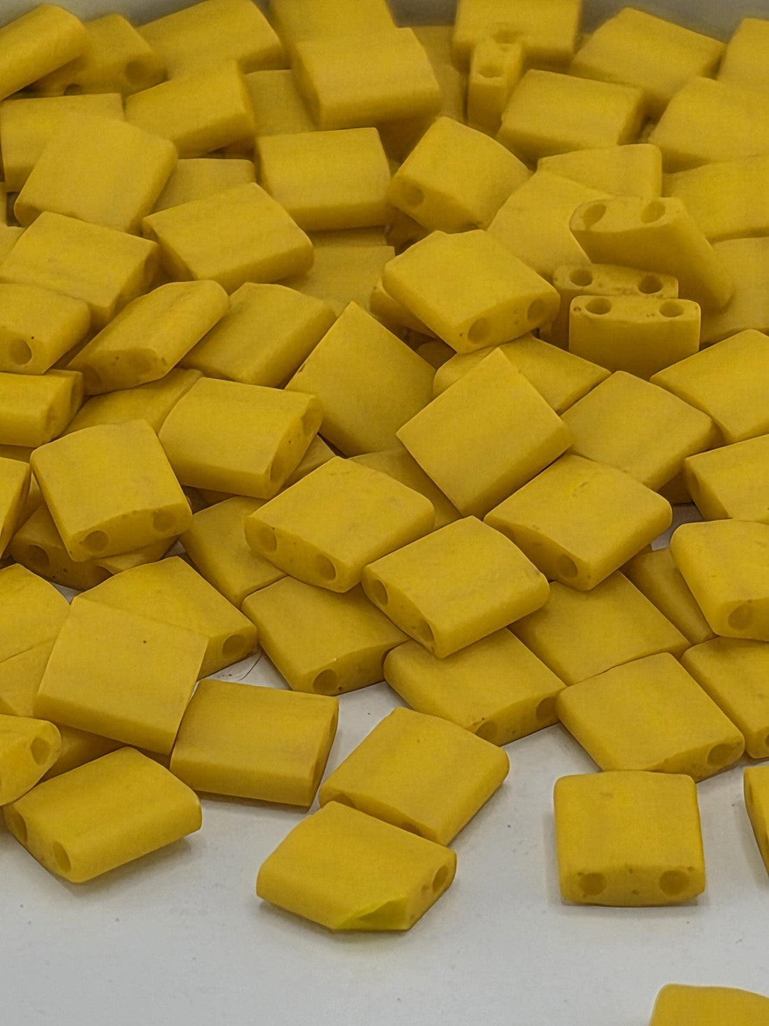 TL2311-Miyuki Tila Beads:Yellow Mustard O/MA (7.5g pkg)