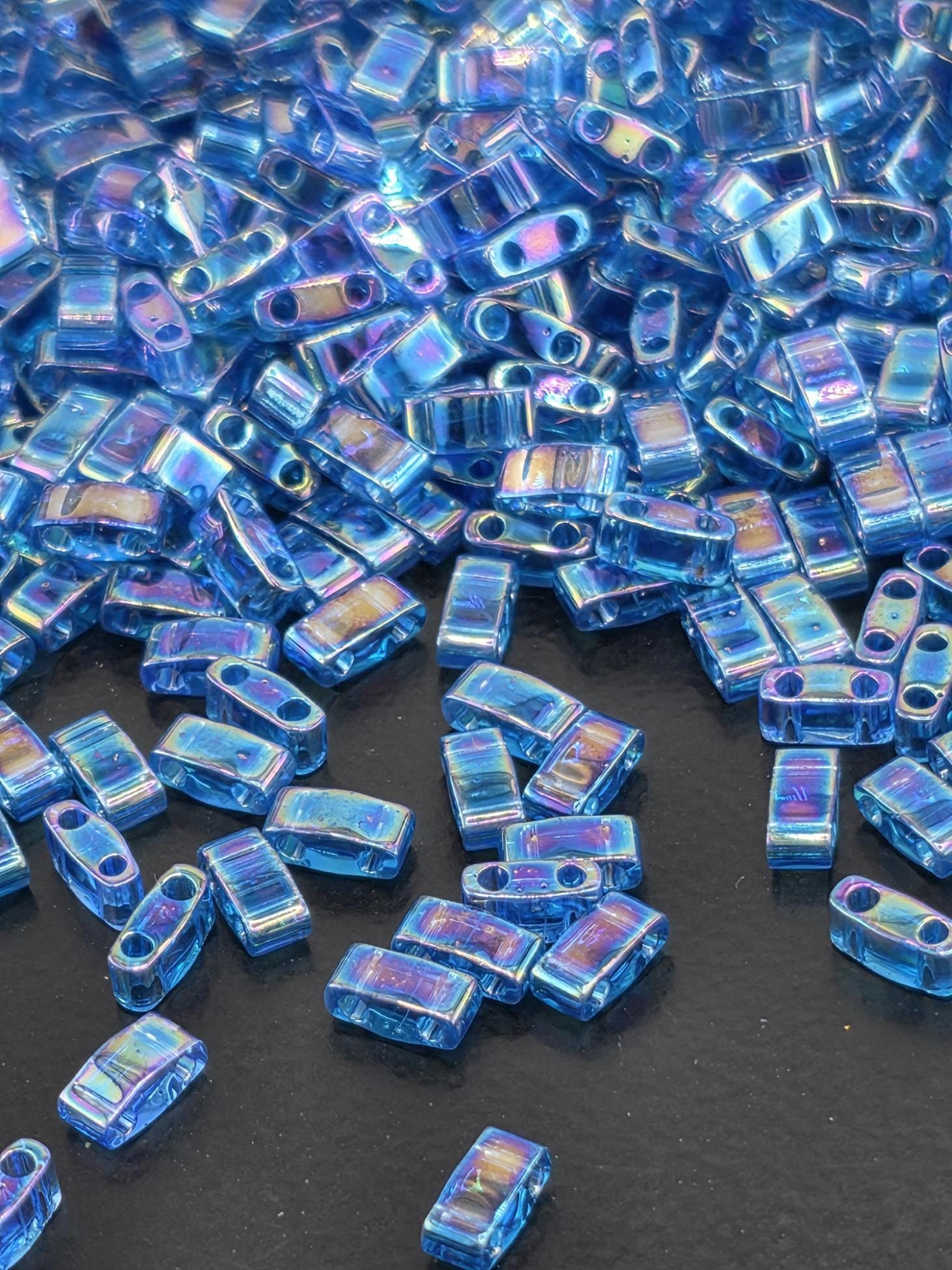 HTL0261-Miyuki Half-TIla Beads:Sapphire Blue T/R (7.5g pkg)