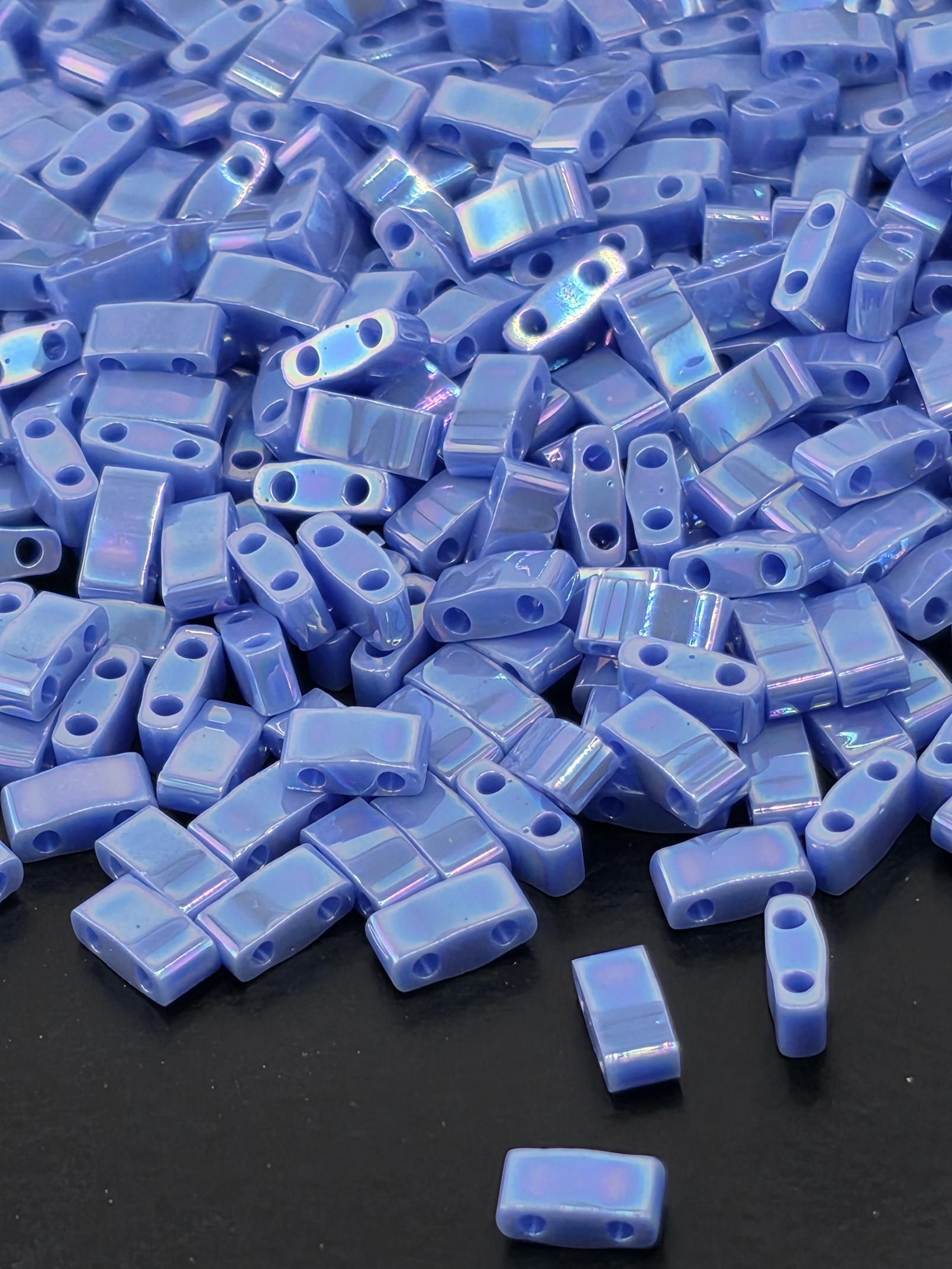 HTL0483-Miyuki Half-TIla Beads:Dark Periwinkle O/R (7.5g pkg)