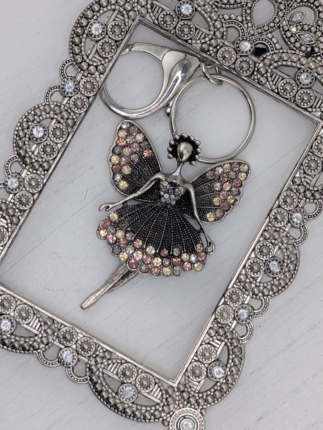 Ballerina Pendant: Silver Plated Dance Charm (Lightweight, Delicate)