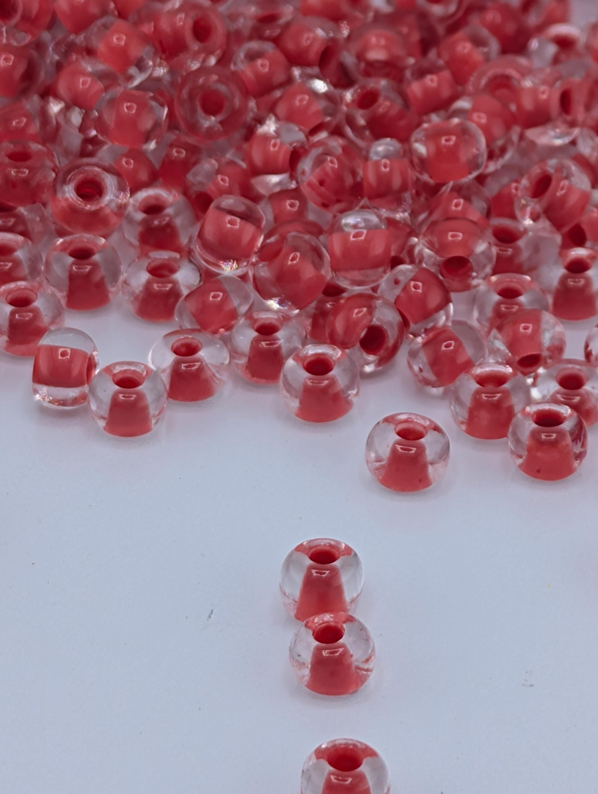 Preciosa-Ornela Glass Seed Beads: Terra-Intensive Lined - Size 6/0, 8 - 20g Tubes
