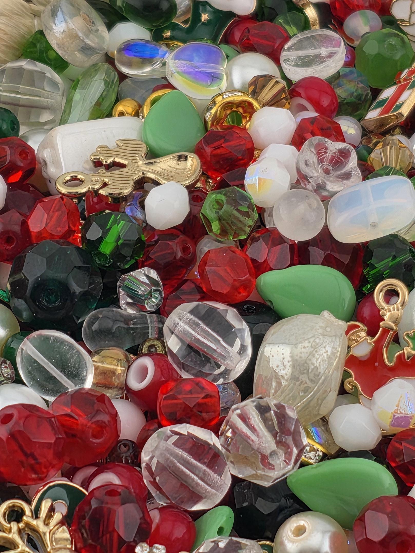 Christmas Bead Soup Mix – Holiday Jewelry Making Supply (56g)