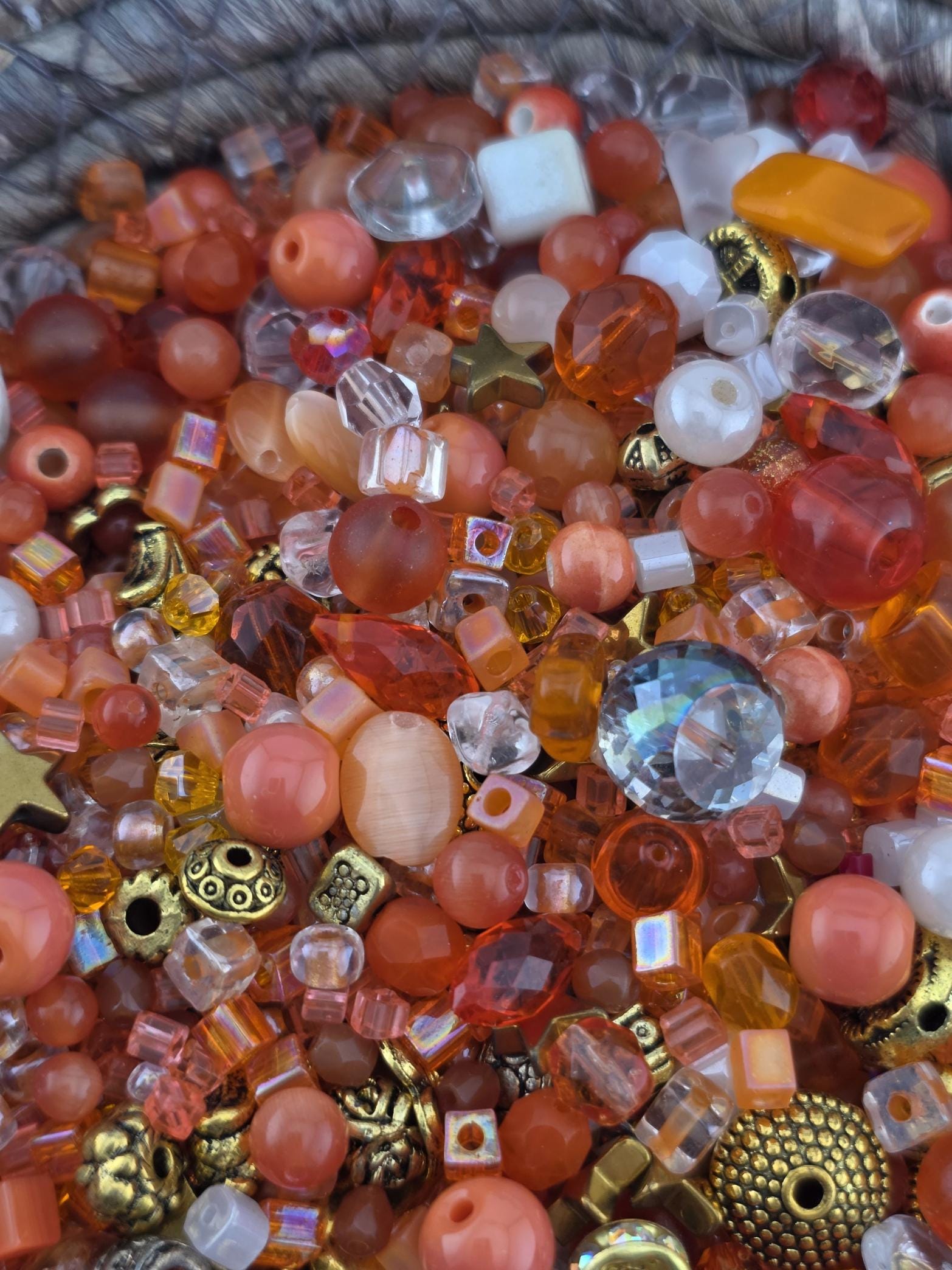 Learise Exclusive "Orange Cream" Glass Bead Soup Mix (56g Pkg)