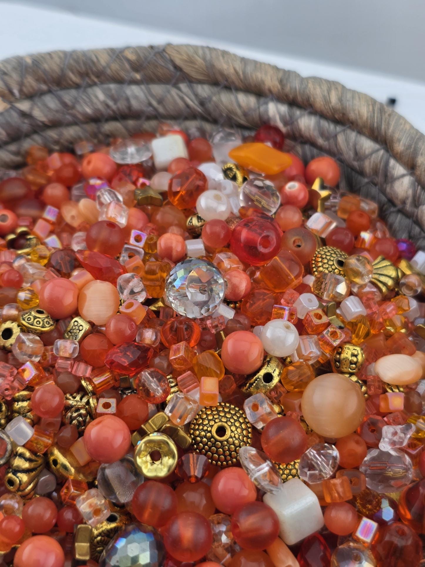 Learise Exclusive "Orange Cream" Glass Bead Soup Mix (56g Pkg)