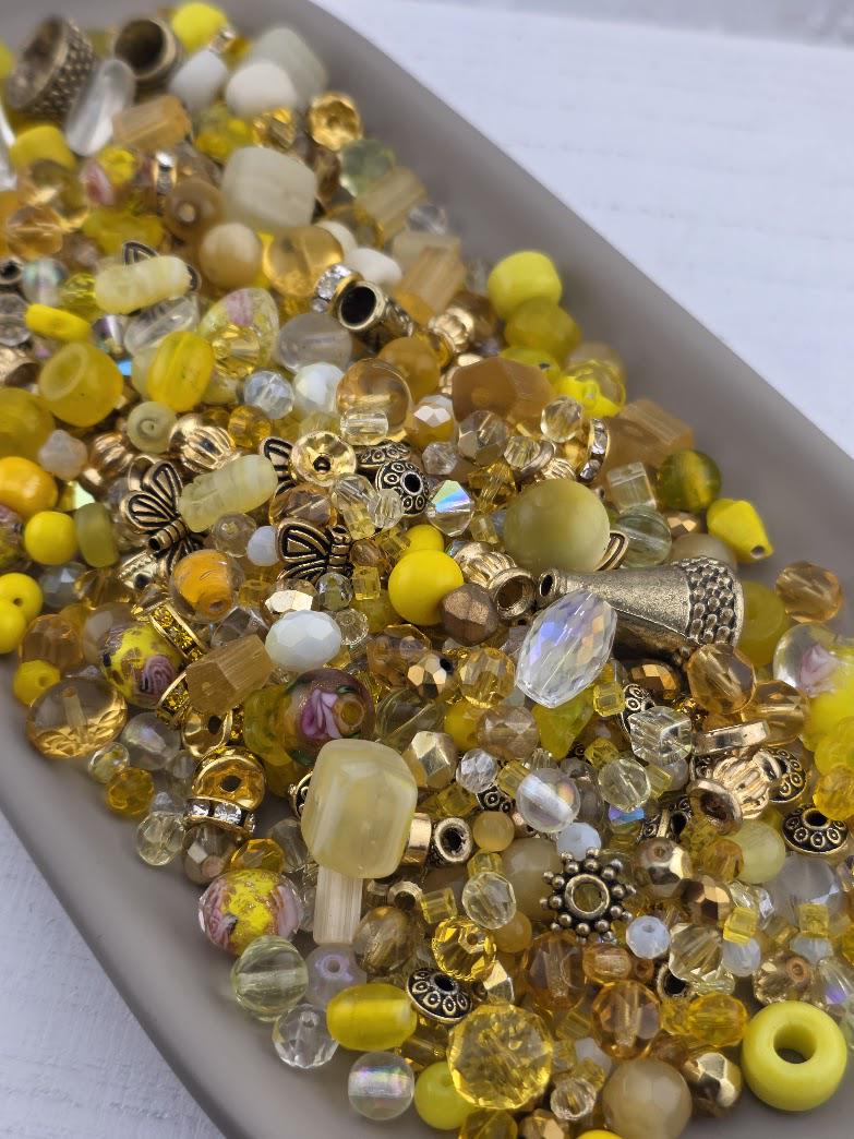 Learise Exclusive "Sunny Sundays" Glass Bead Soup Mix (56g Pkg)